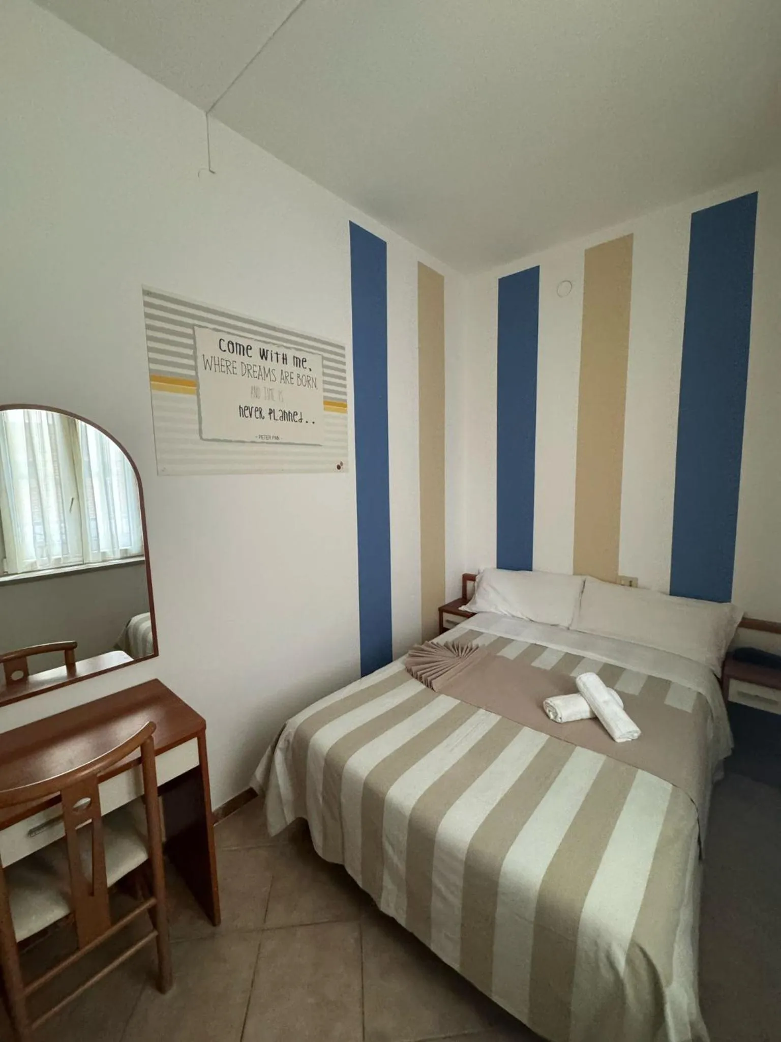 Bed in Hotel Villa Caterina