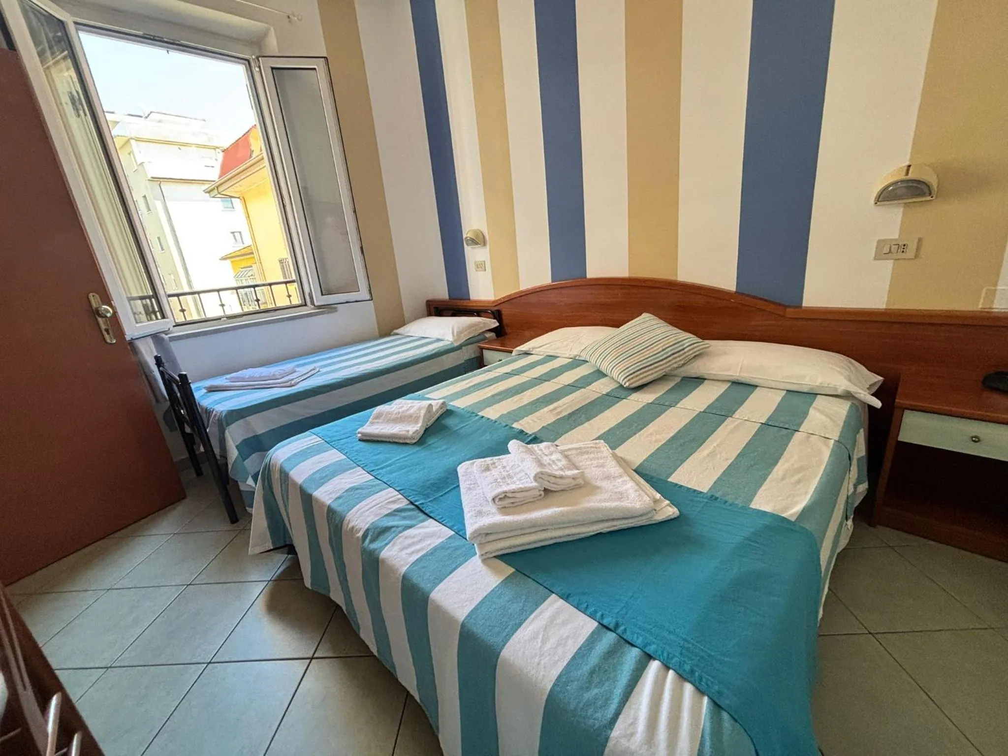 Bed in Hotel Villa Caterina