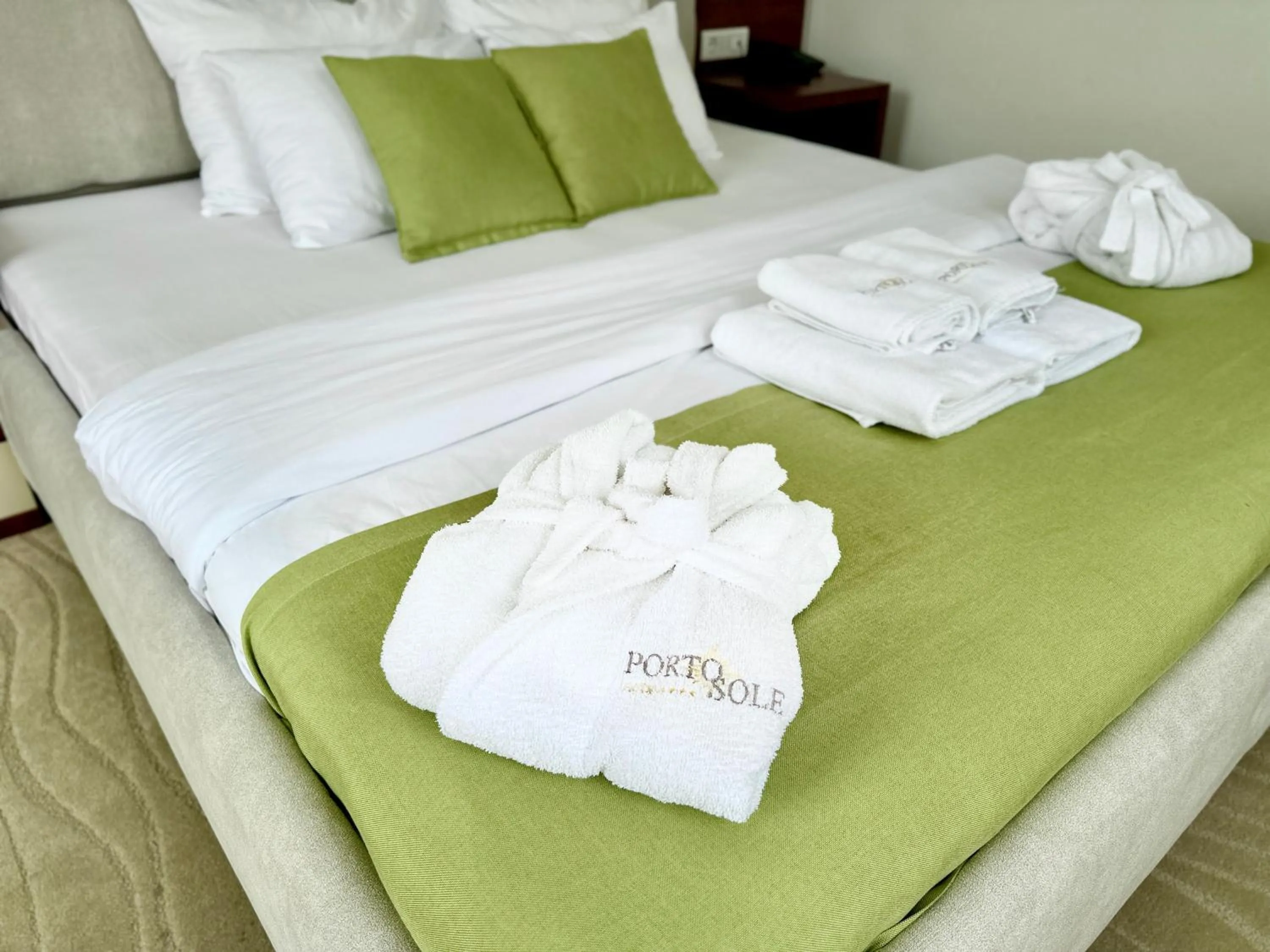 Bed in Hotel Porto Sole