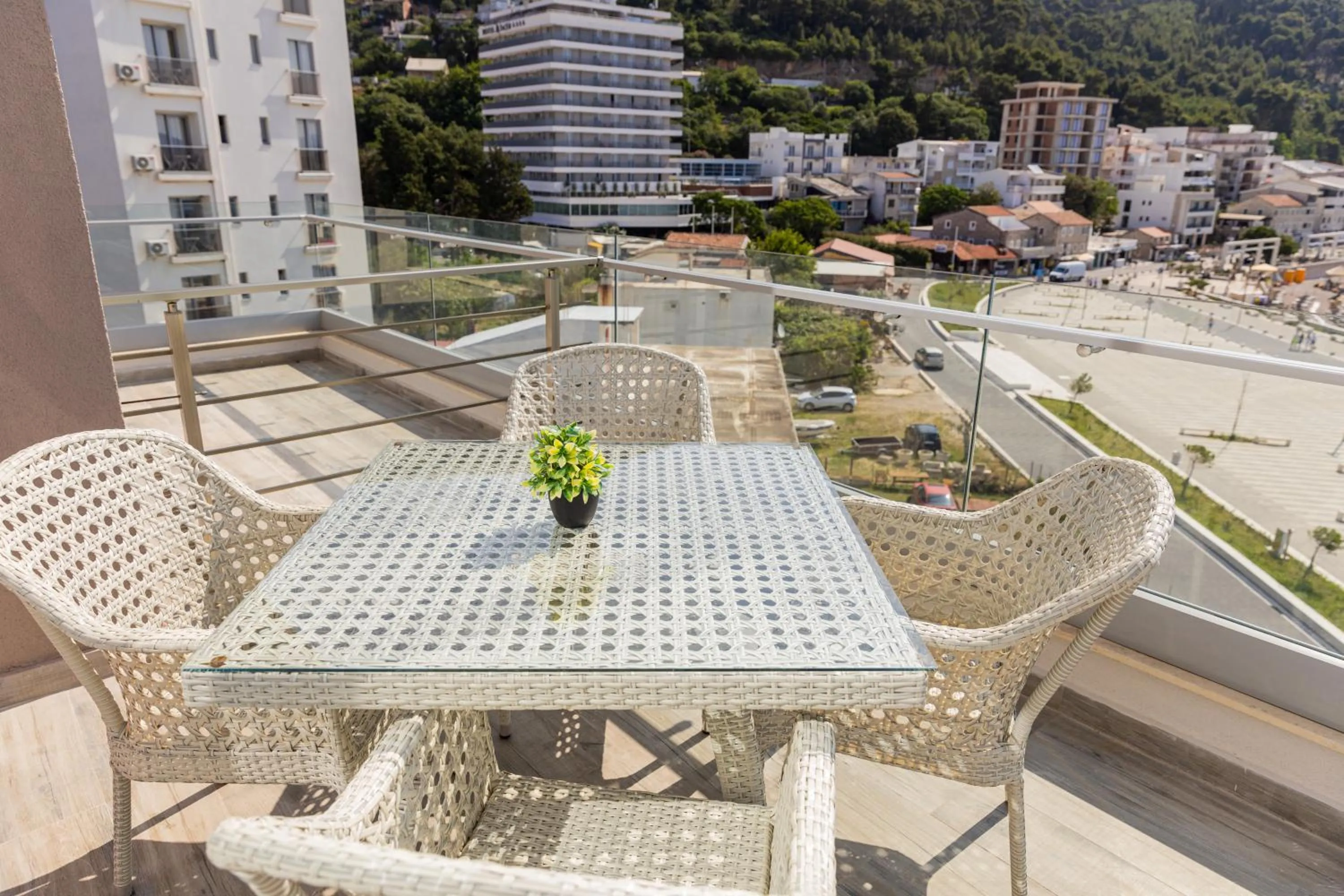 Balcony/Terrace in Hotel Porto Sole