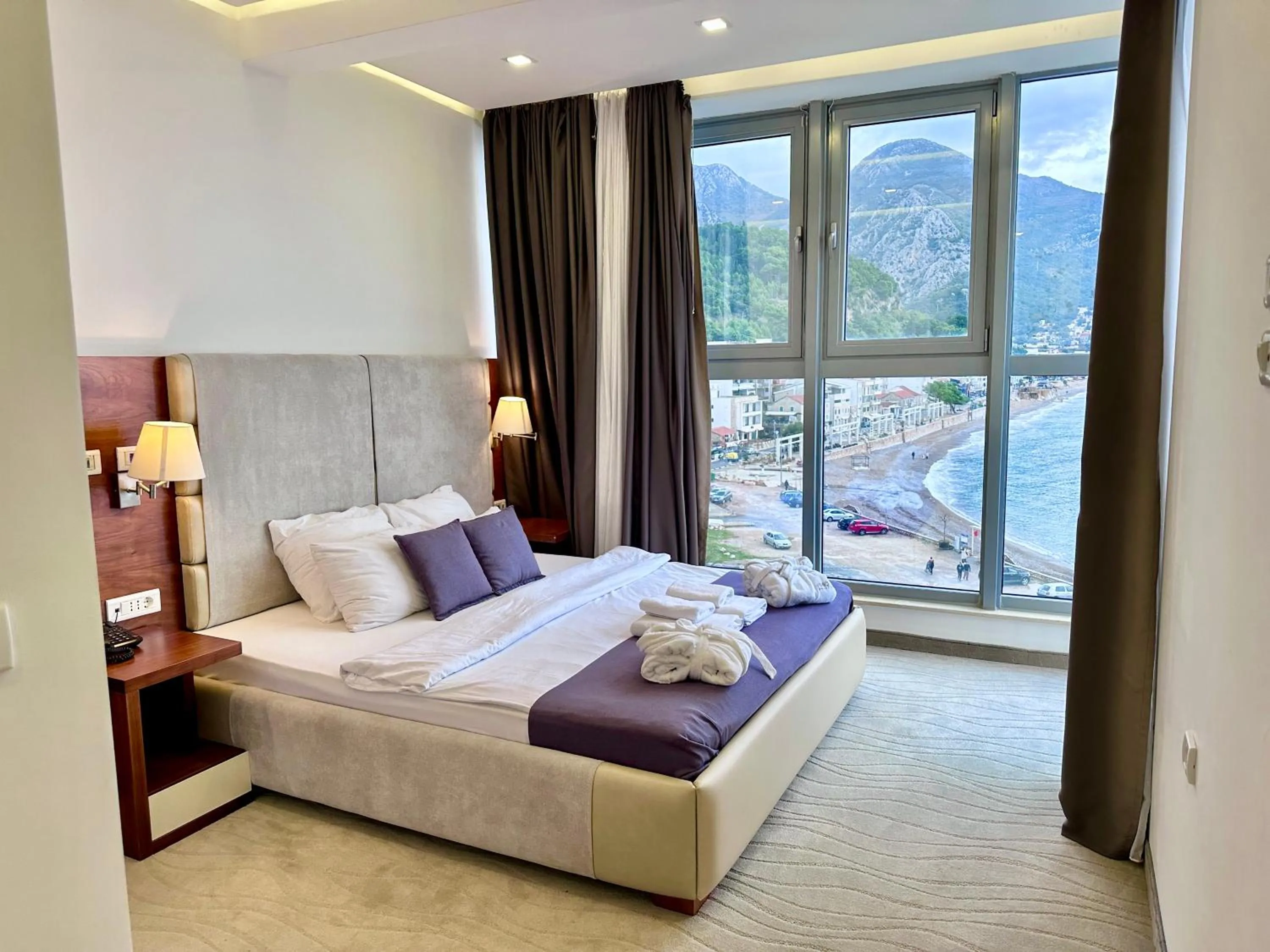 Bed in Hotel Porto Sole