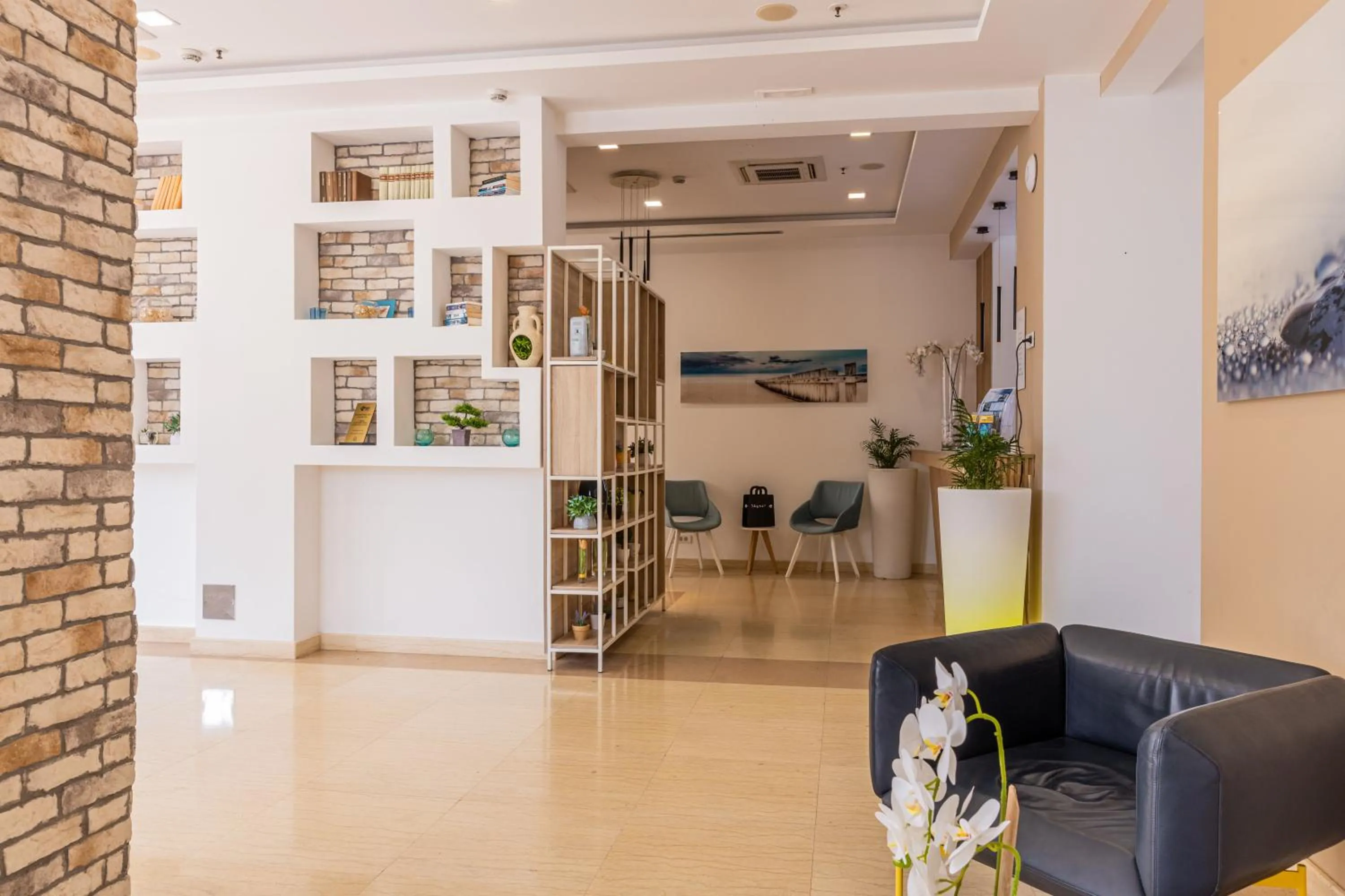 Seating area in Hotel Porto Sole