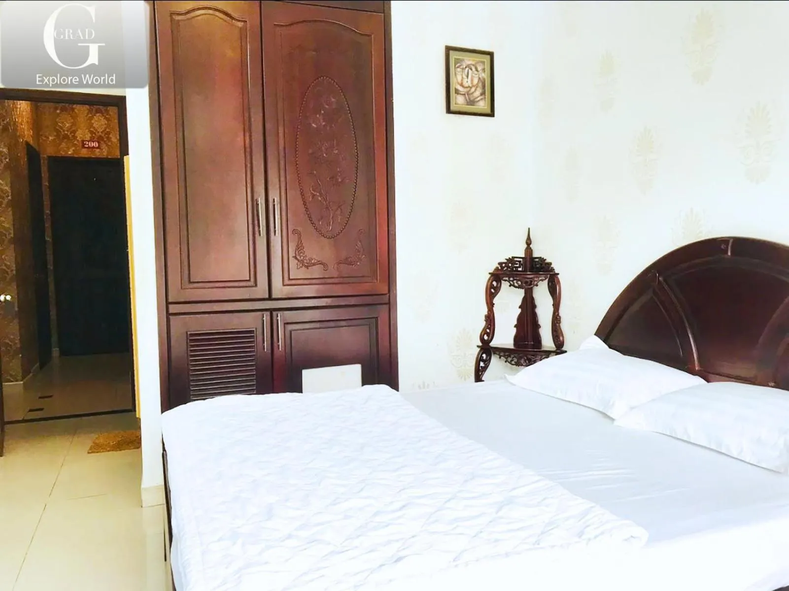 Bed in Hong Tam Hotel