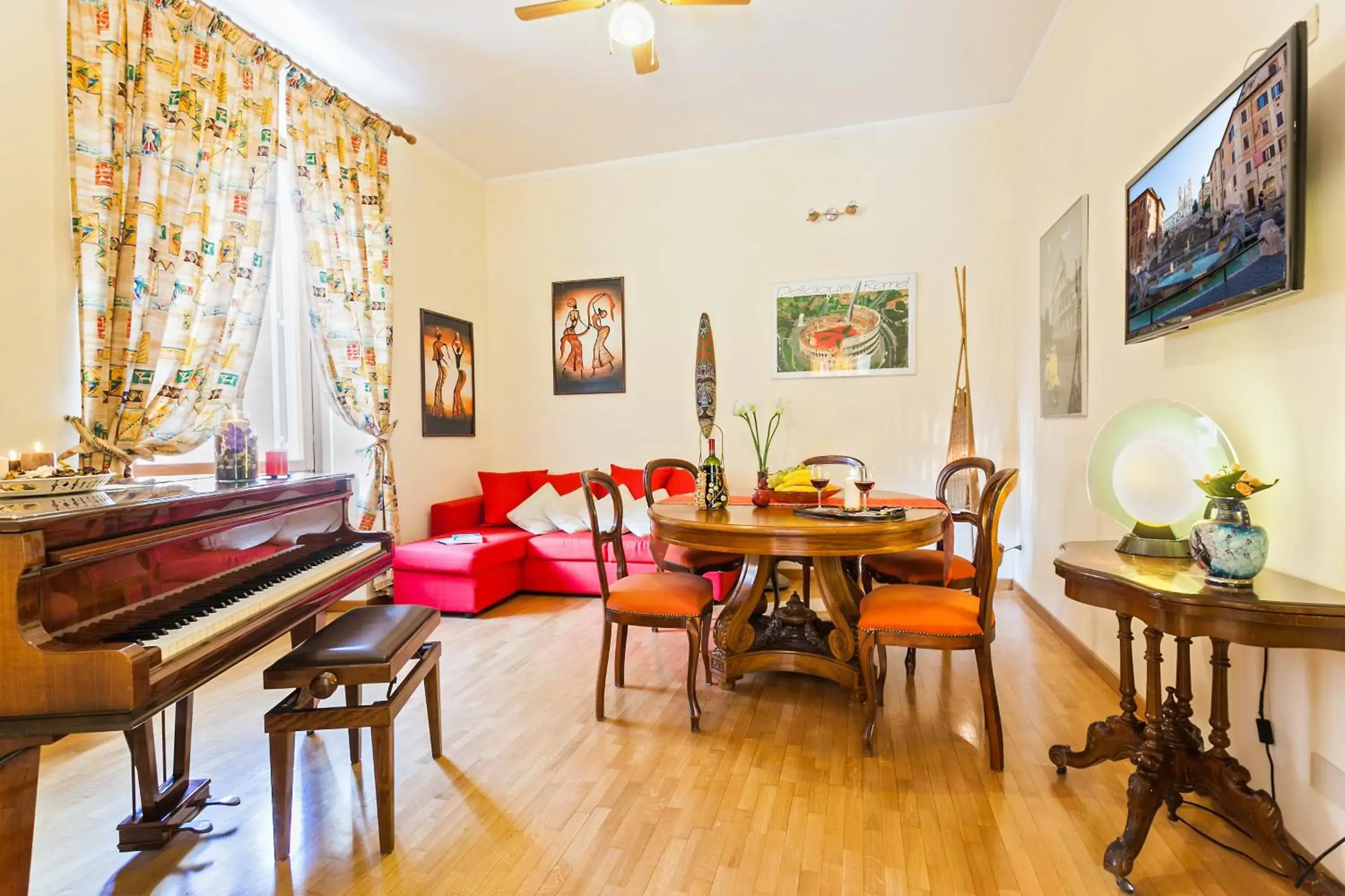 Communal lounge/ TV room, Restaurant/Places to Eat in B&B Prati Communal lounge/ TV room, Restaurant/Places to Eat in B&B Prati