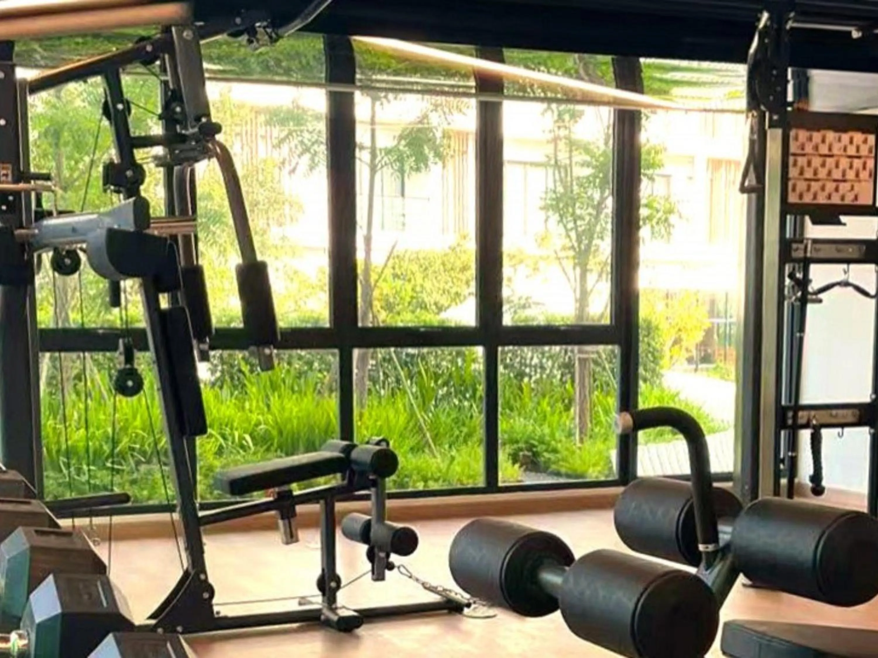 Fitness centre/facilities in Laya Suites and Residences
