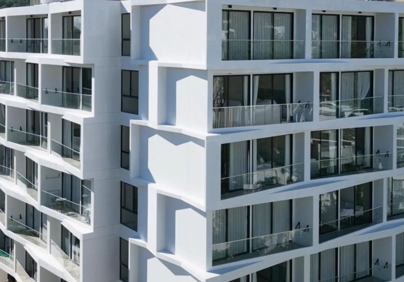 Facade/entrance in Laya Suites and Residences