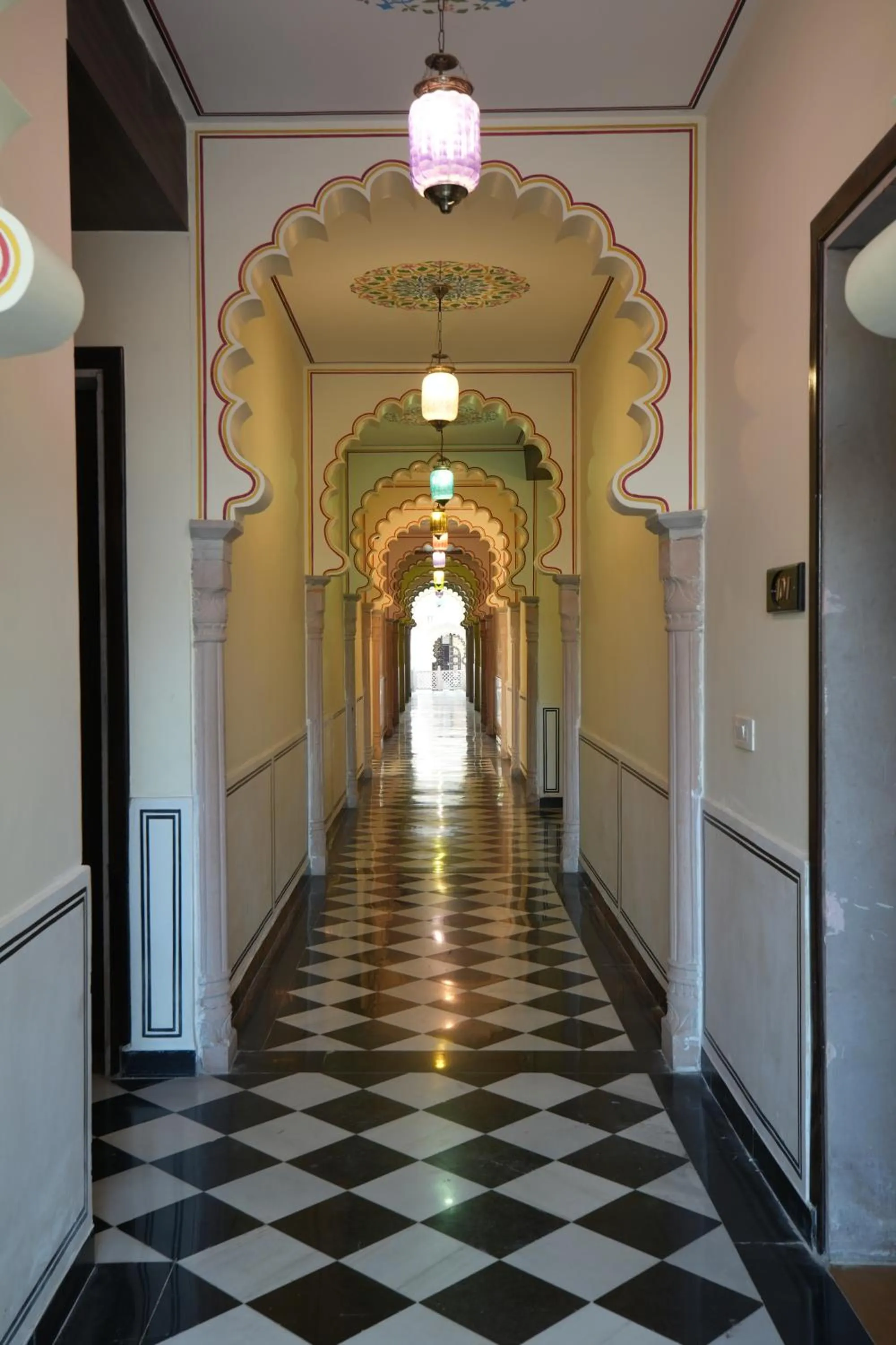 Area and facilities in Kesar Bagh Palace Chittorgarh