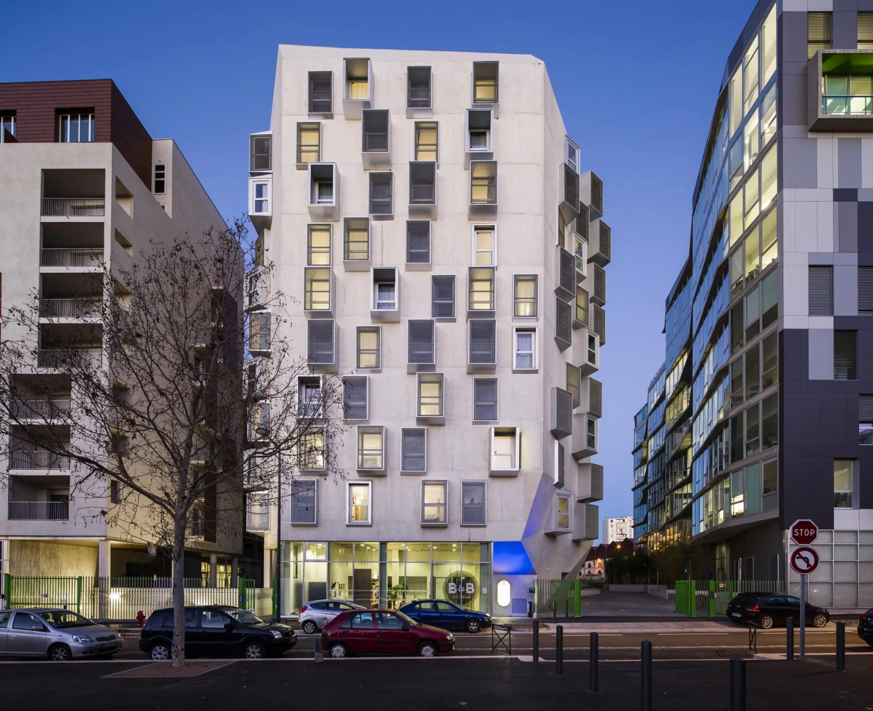 Property building in B&B HOTEL Marseille Euromed