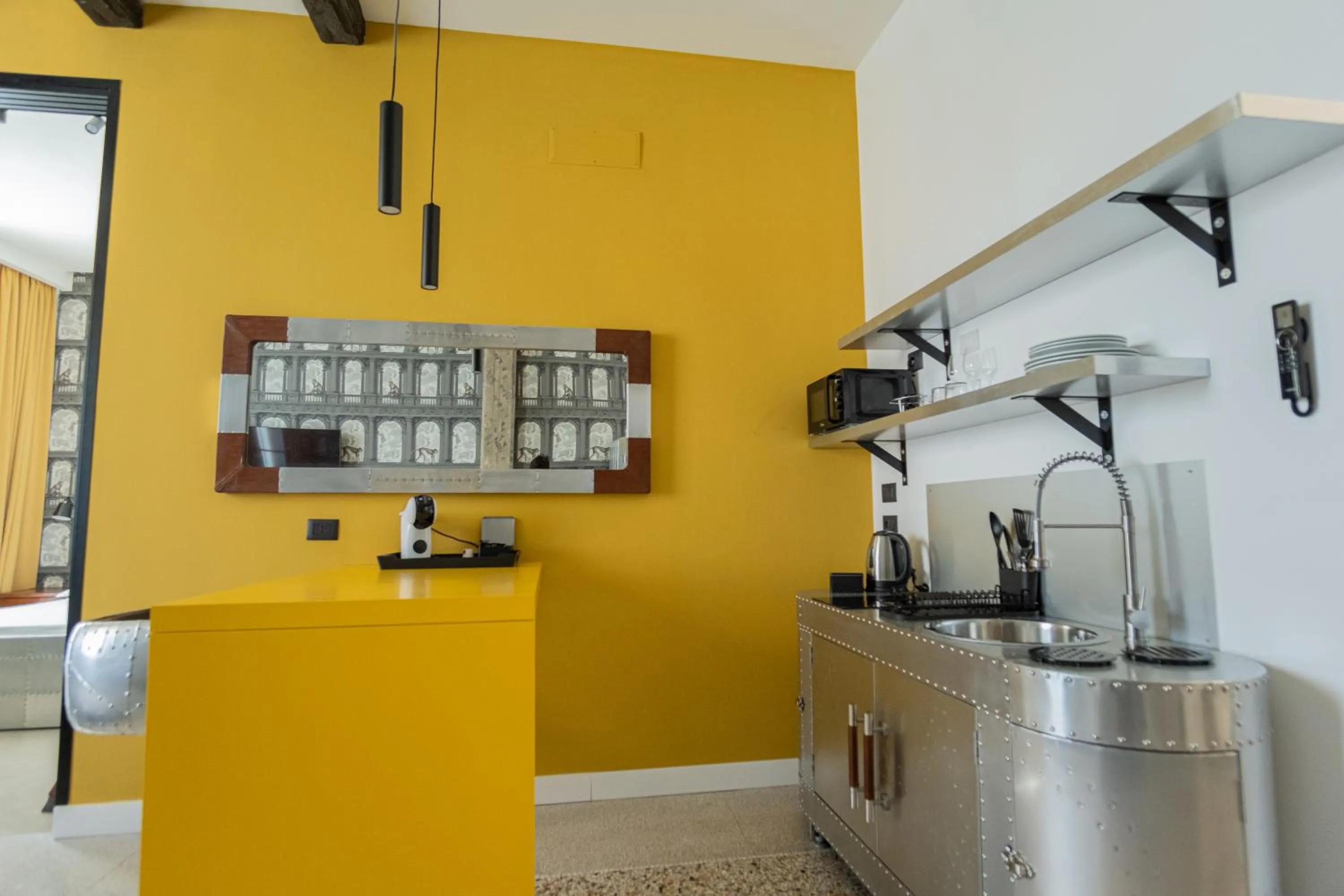 Kitchen or kitchenette in Palazzo Sebeto