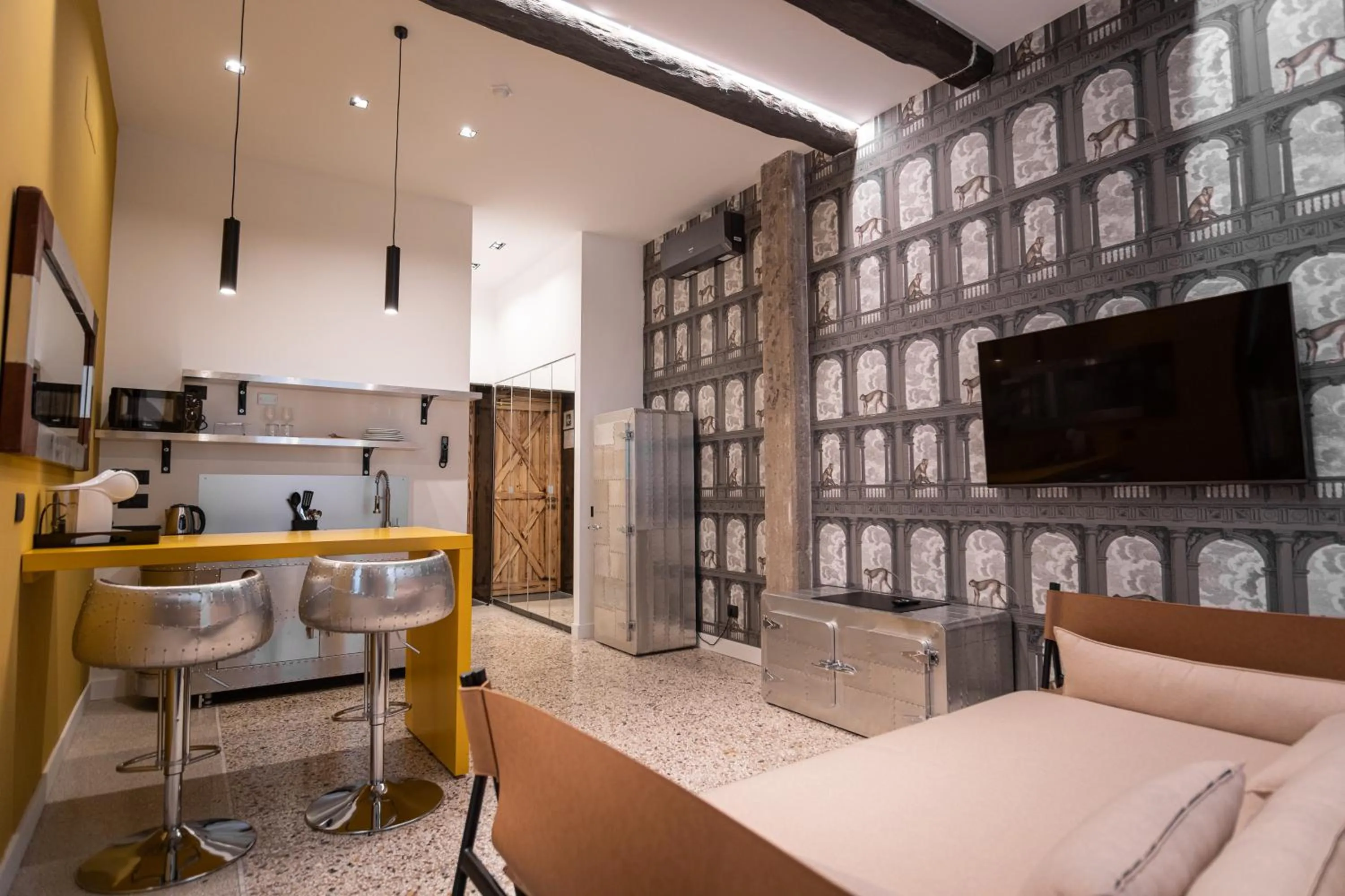 Kitchen or kitchenette in Palazzo Sebeto