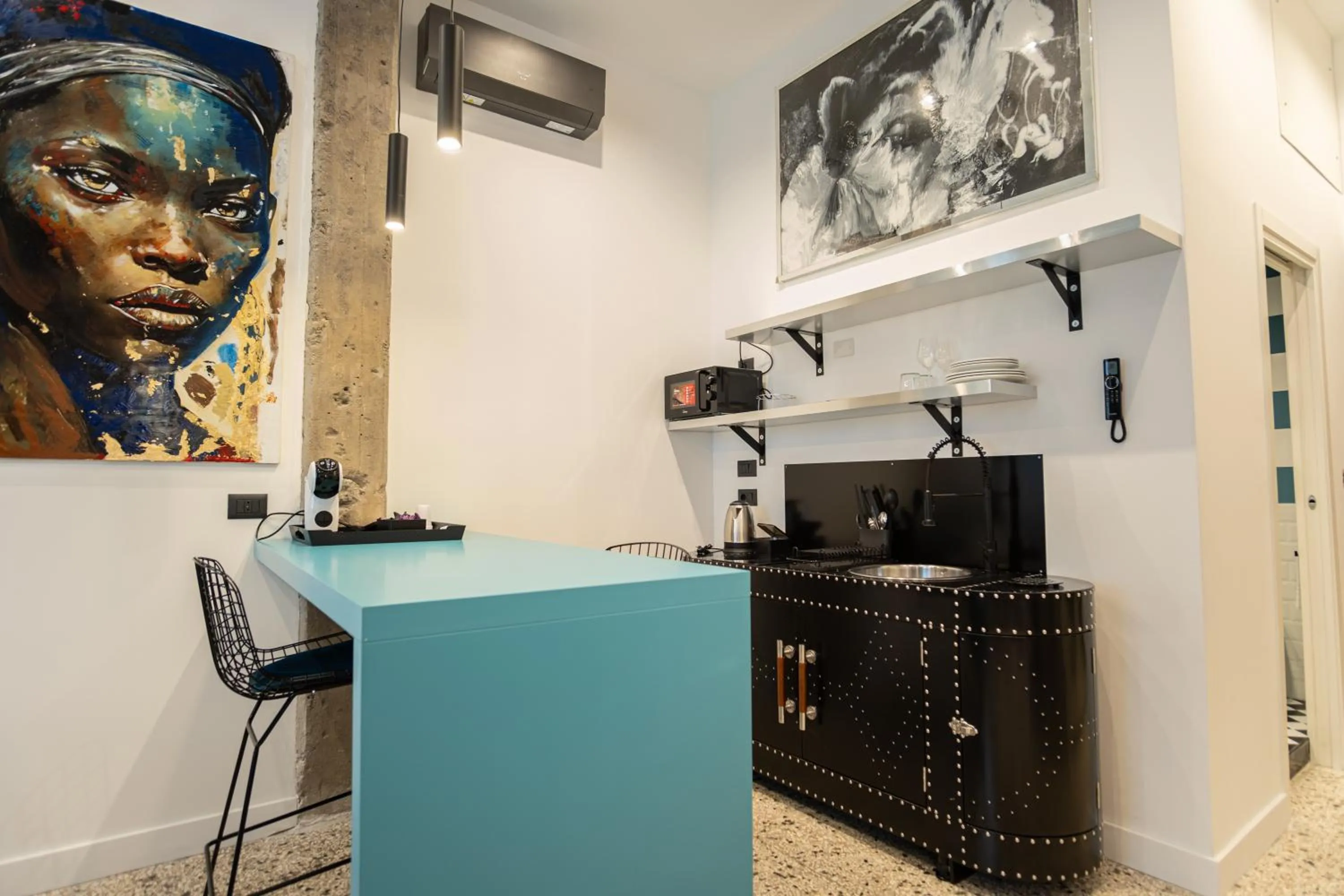 Kitchen or kitchenette in Palazzo Sebeto