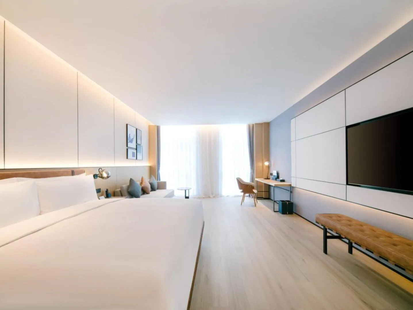 room service, Bed in Four Points by Sheraton Qingdao, Chengyang East