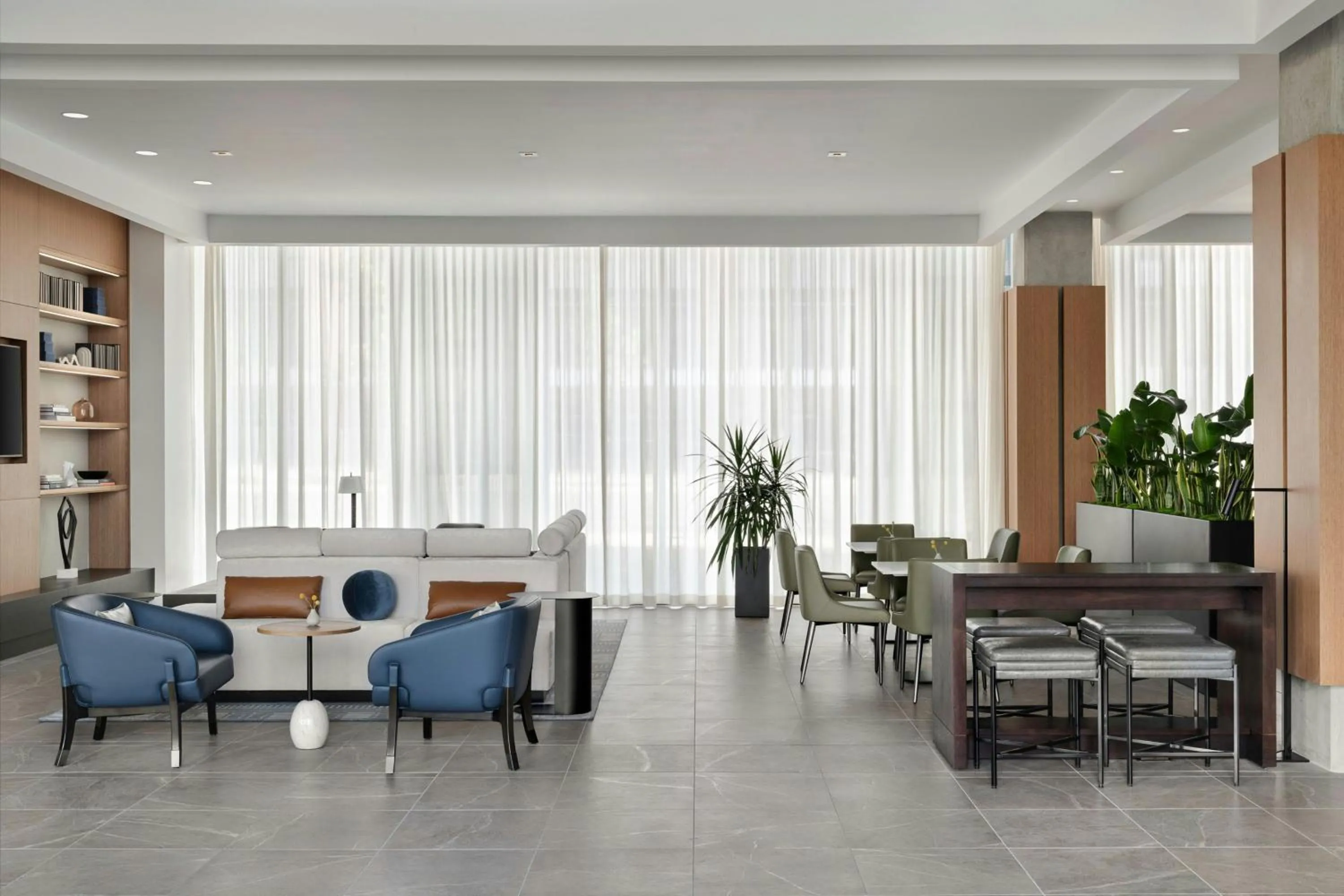 Lobby or reception in AC Hotel by Marriott Bentonville