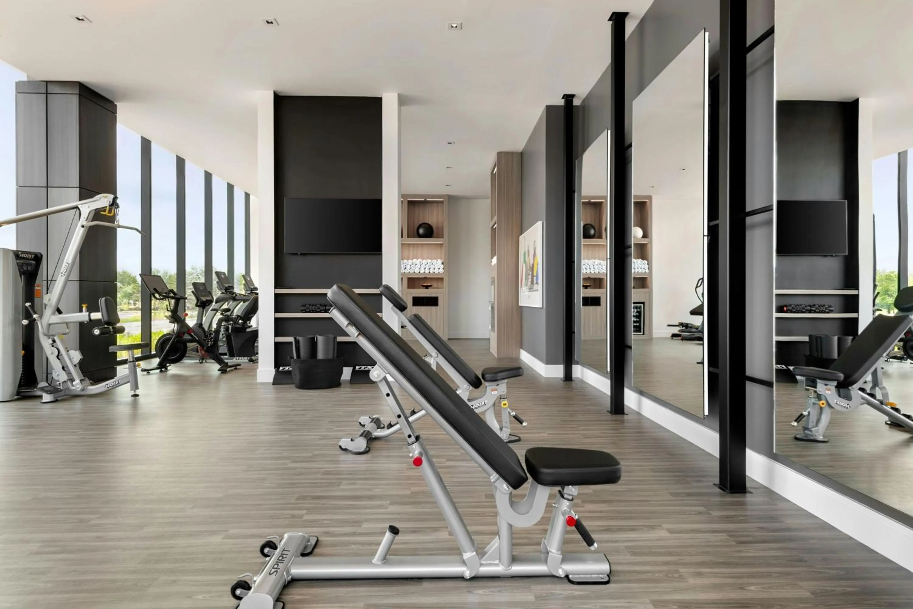Fitness centre/facilities in AC Hotel by Marriott Bentonville