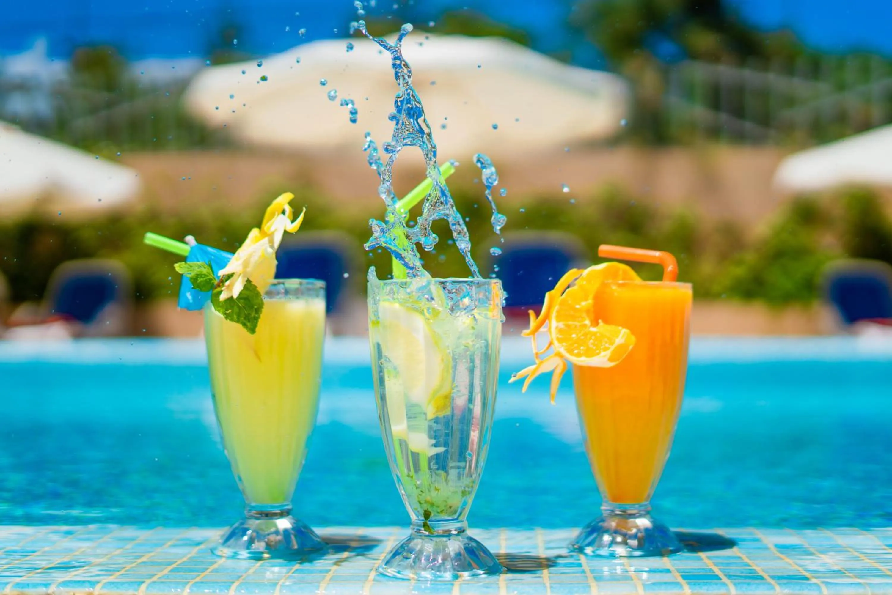 Swimming pool in Hôtel Tamuda Beach