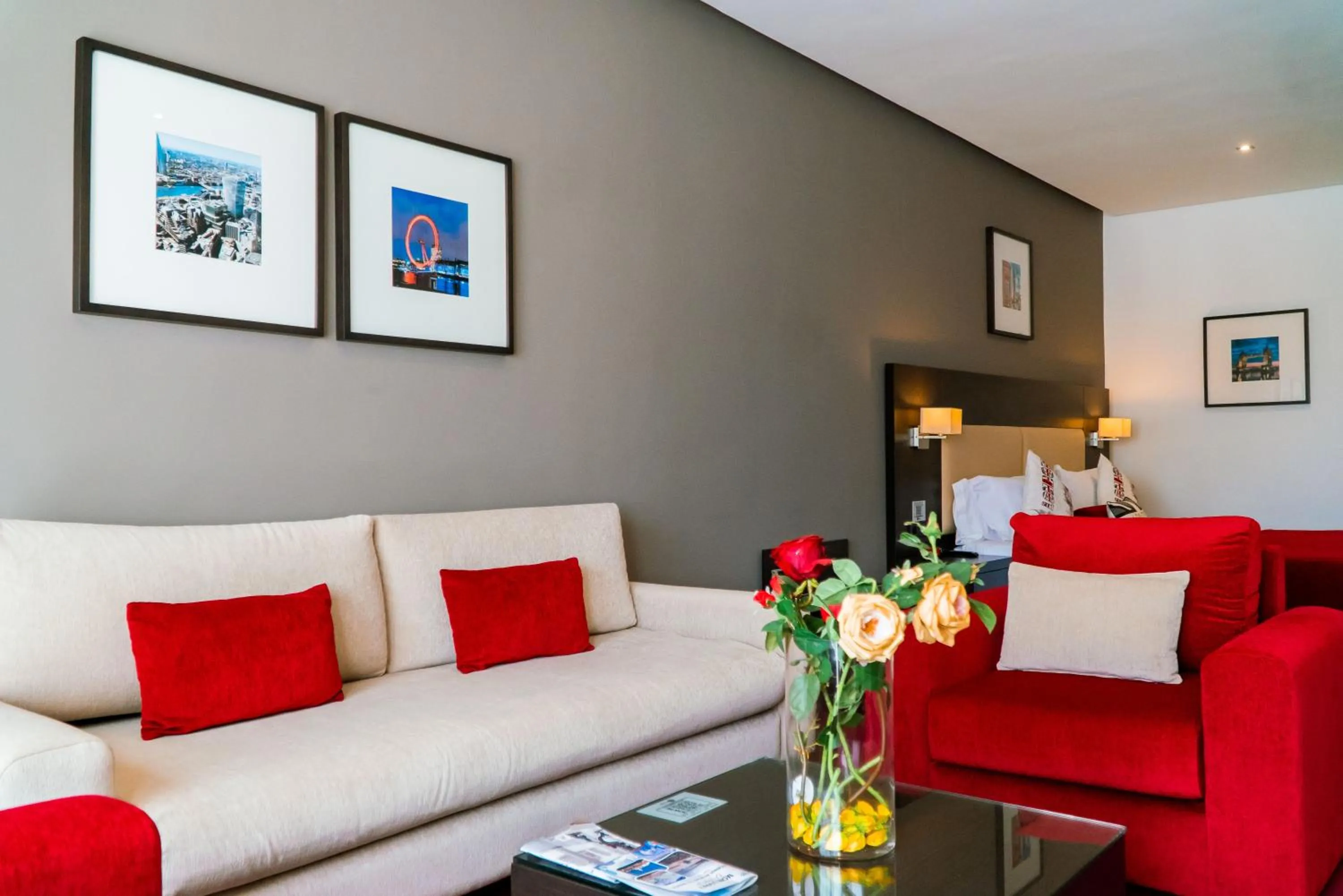 Seating area in Hôtel Tamuda Beach