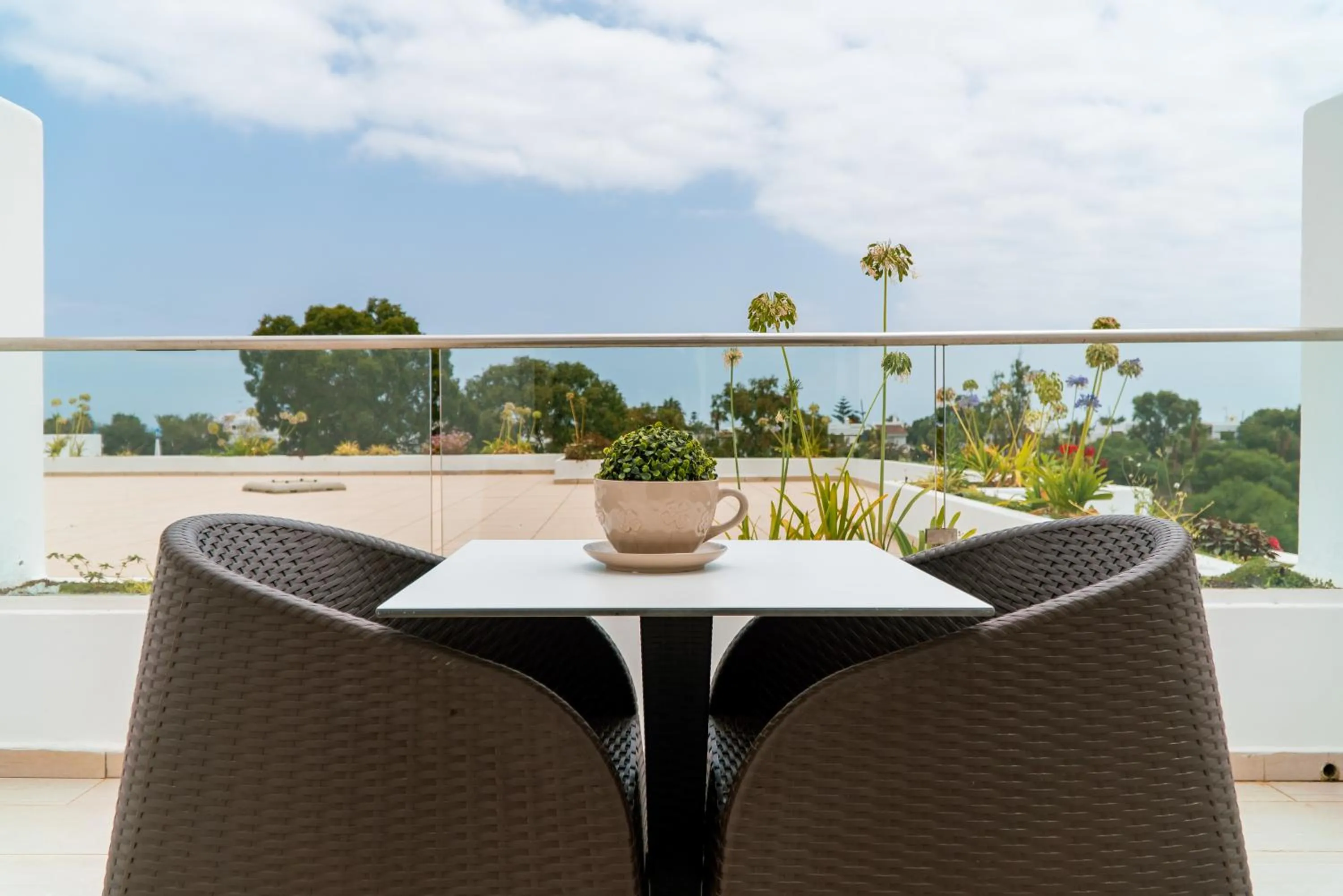 Patio in Hôtel Tamuda Beach