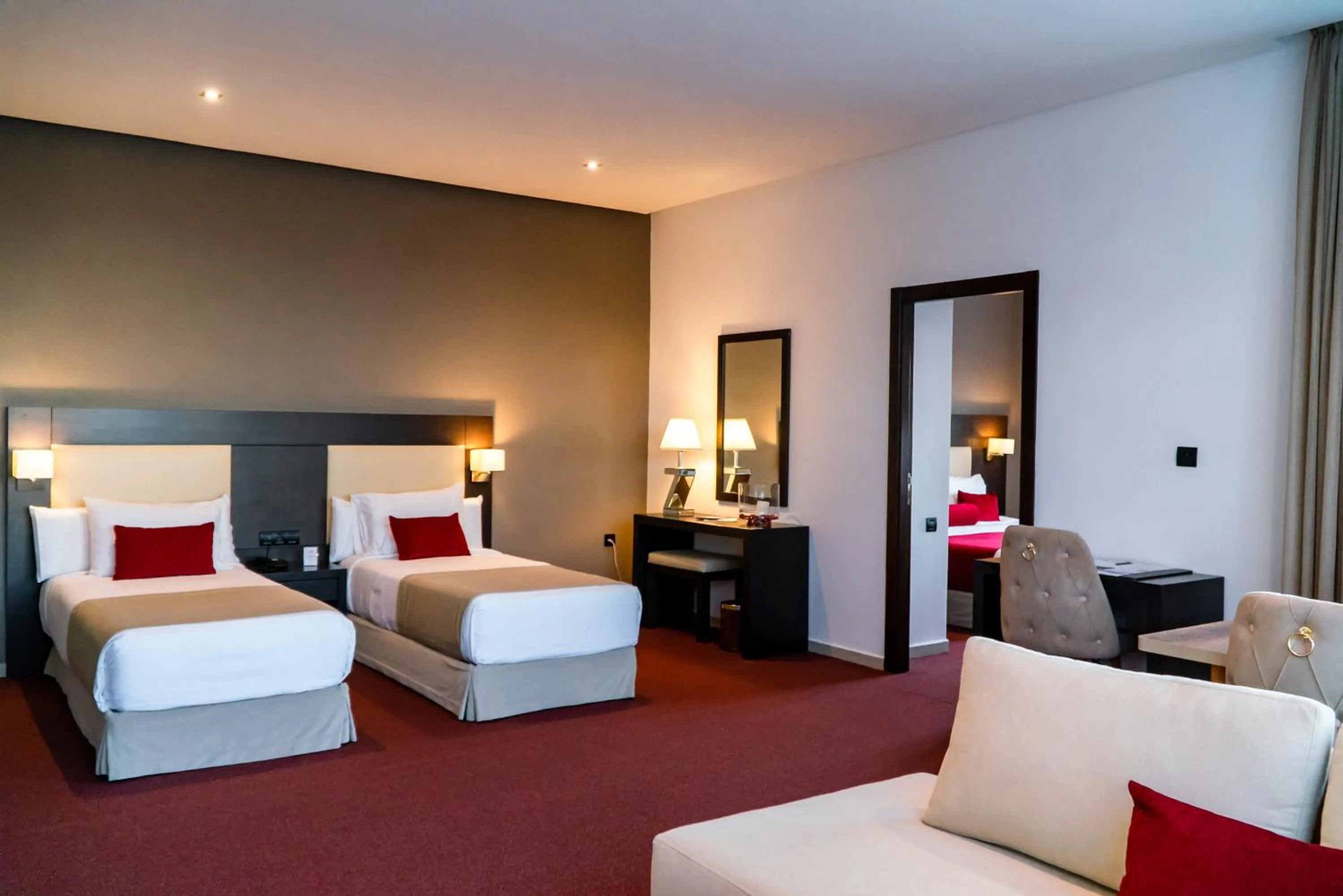 Bed in Hôtel Tamuda Beach