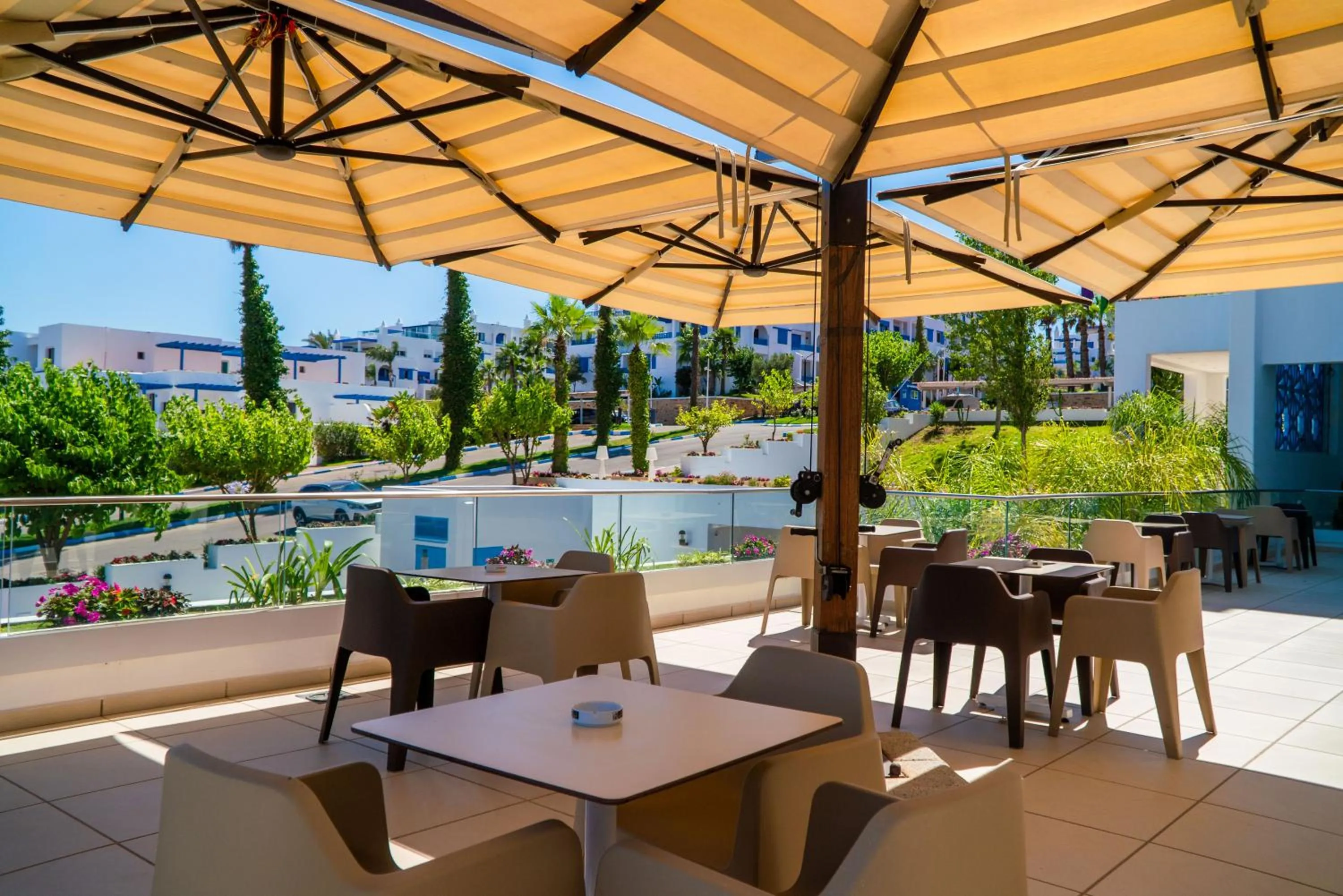 Balcony/Terrace in Hôtel Tamuda Beach