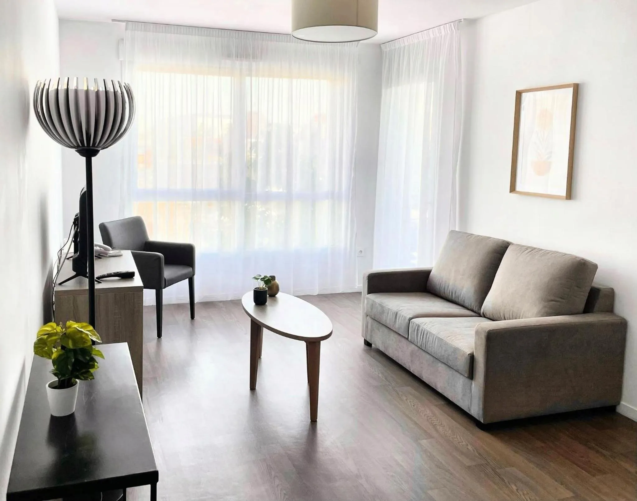 Living room in Zenao Appart'hôtels Wintzenheim