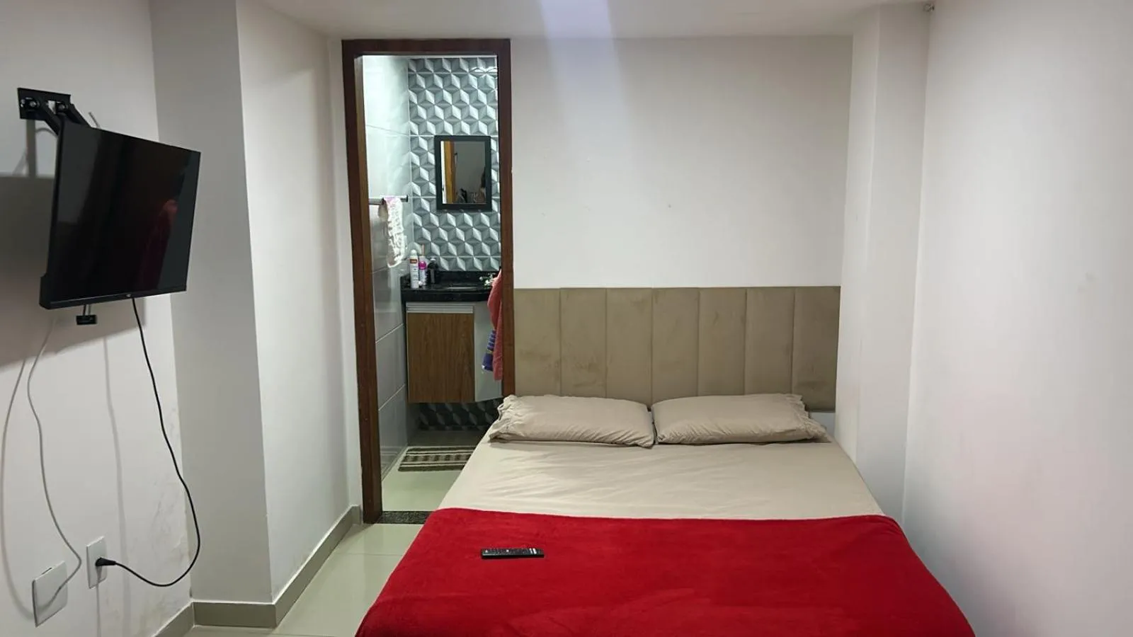 Bed in Pousada Ilha Bella