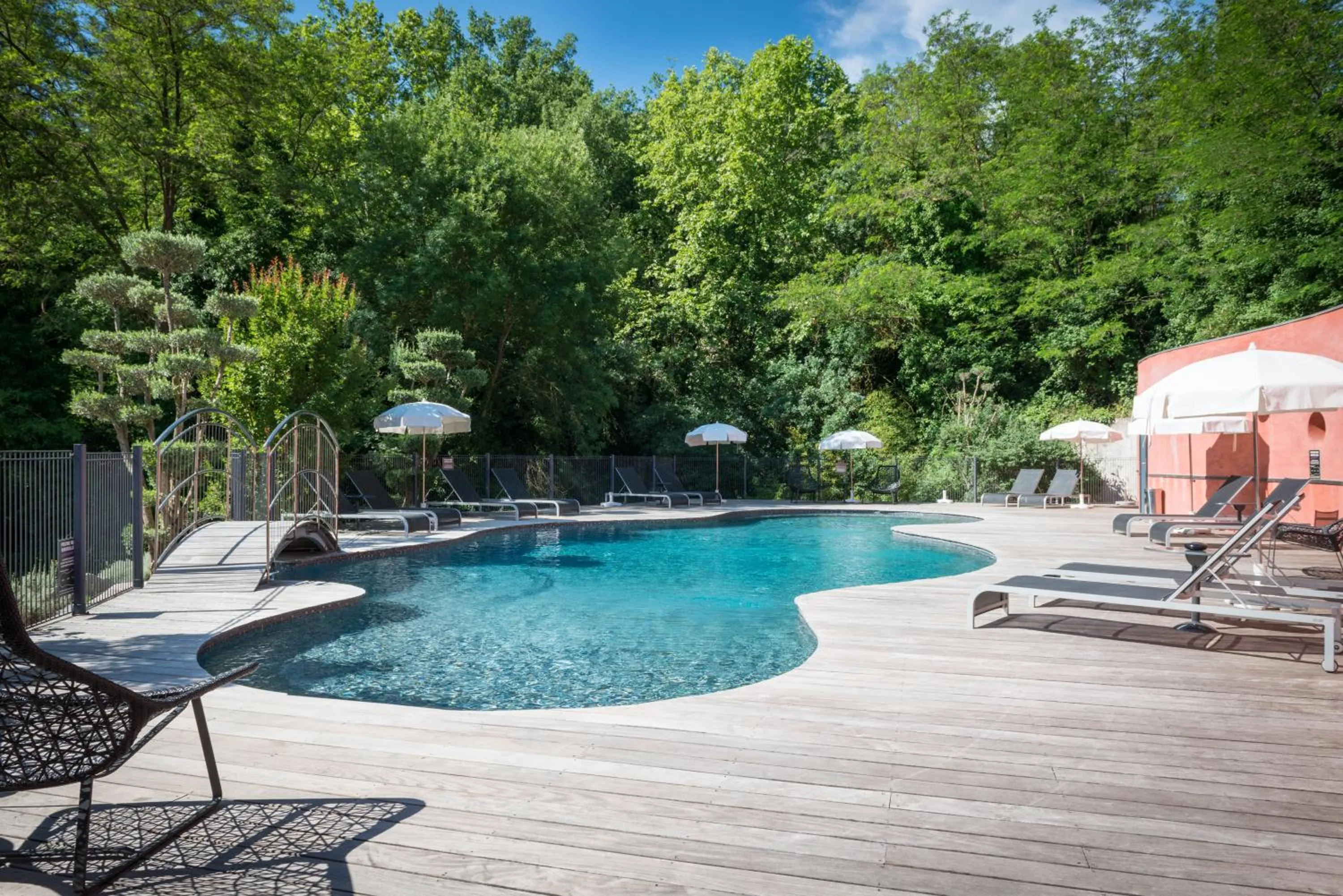 Swimming pool in Hostellerie Les Gorges De Pennafort
