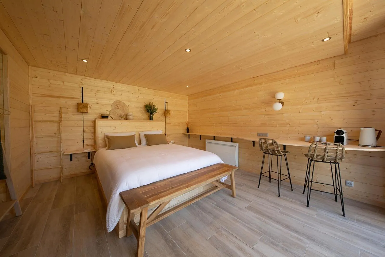 Bed in Les Lodges de Malbrough