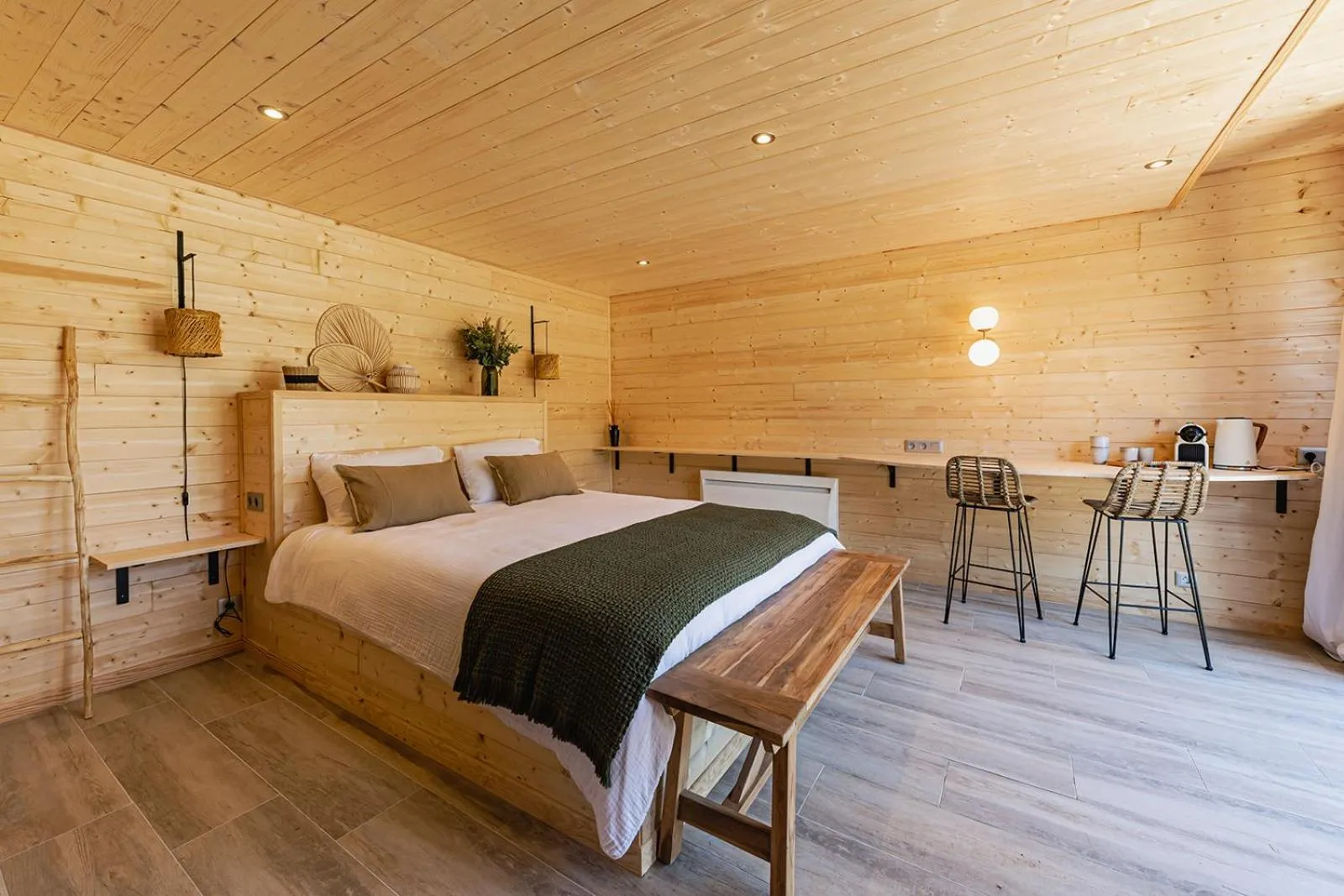 Bed in Les Lodges de Malbrough