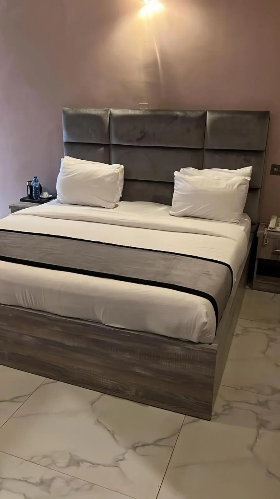 Bed in La VOD Hotel