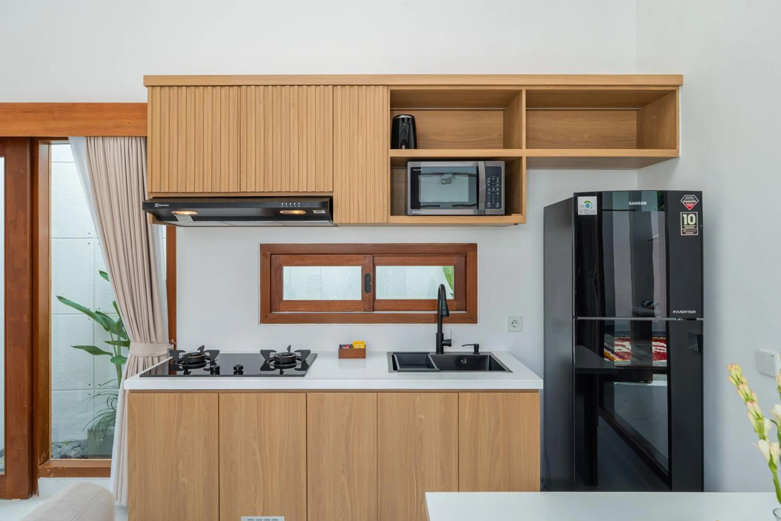 kitchen in The Lingga Villas Ubud