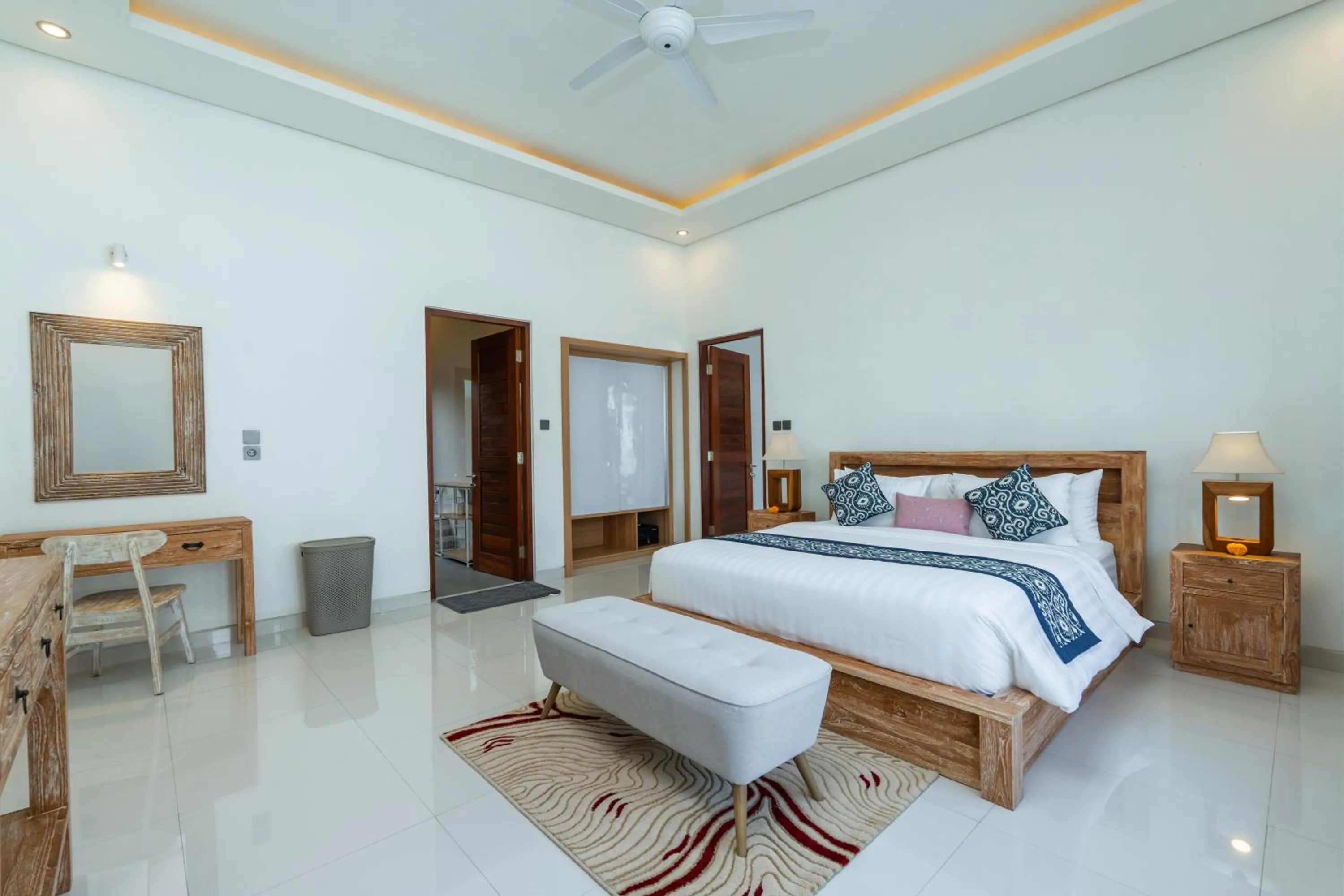 Bed in The Lingga Villas Ubud