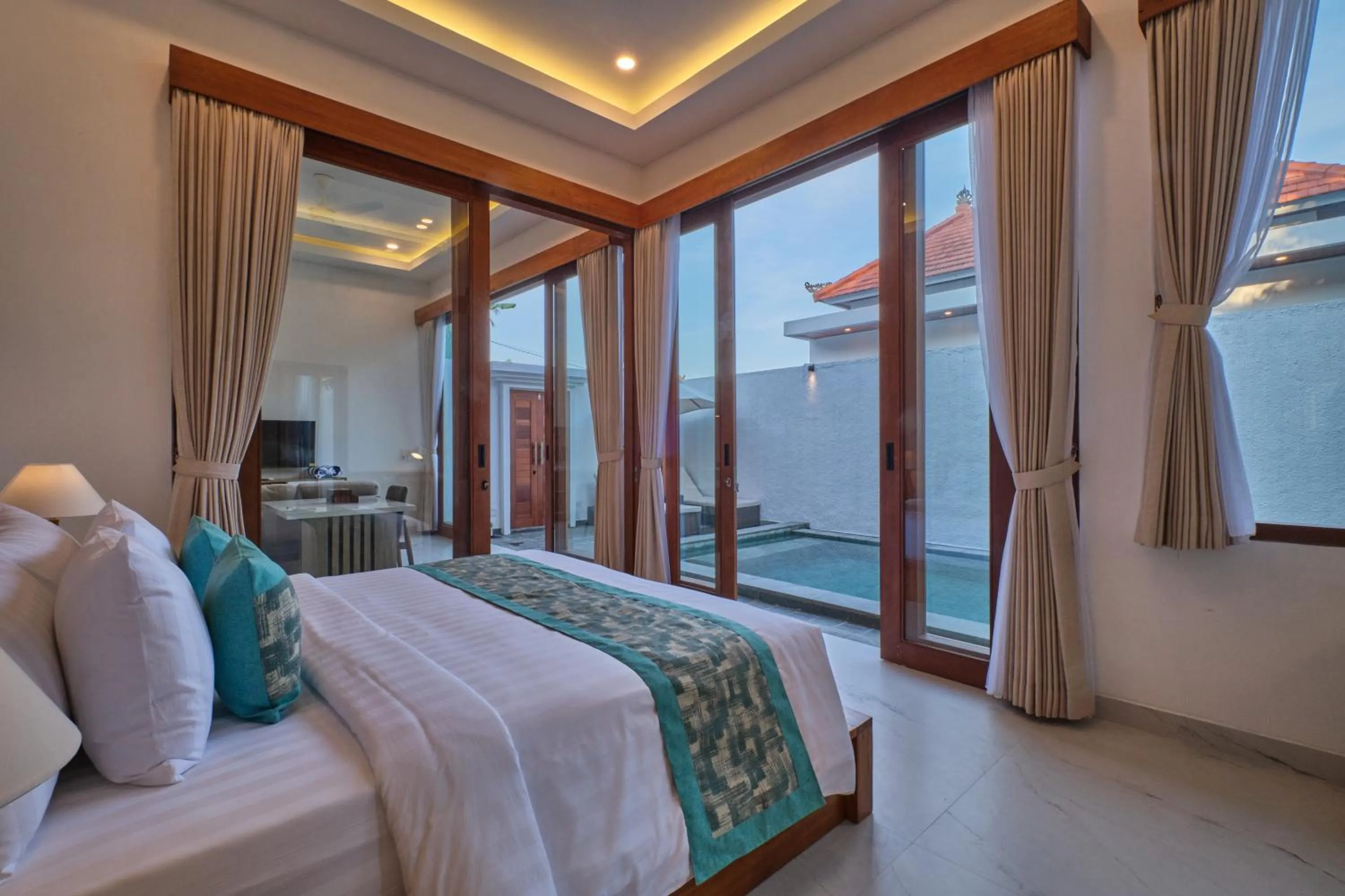 Bed in The Lingga Villas Ubud