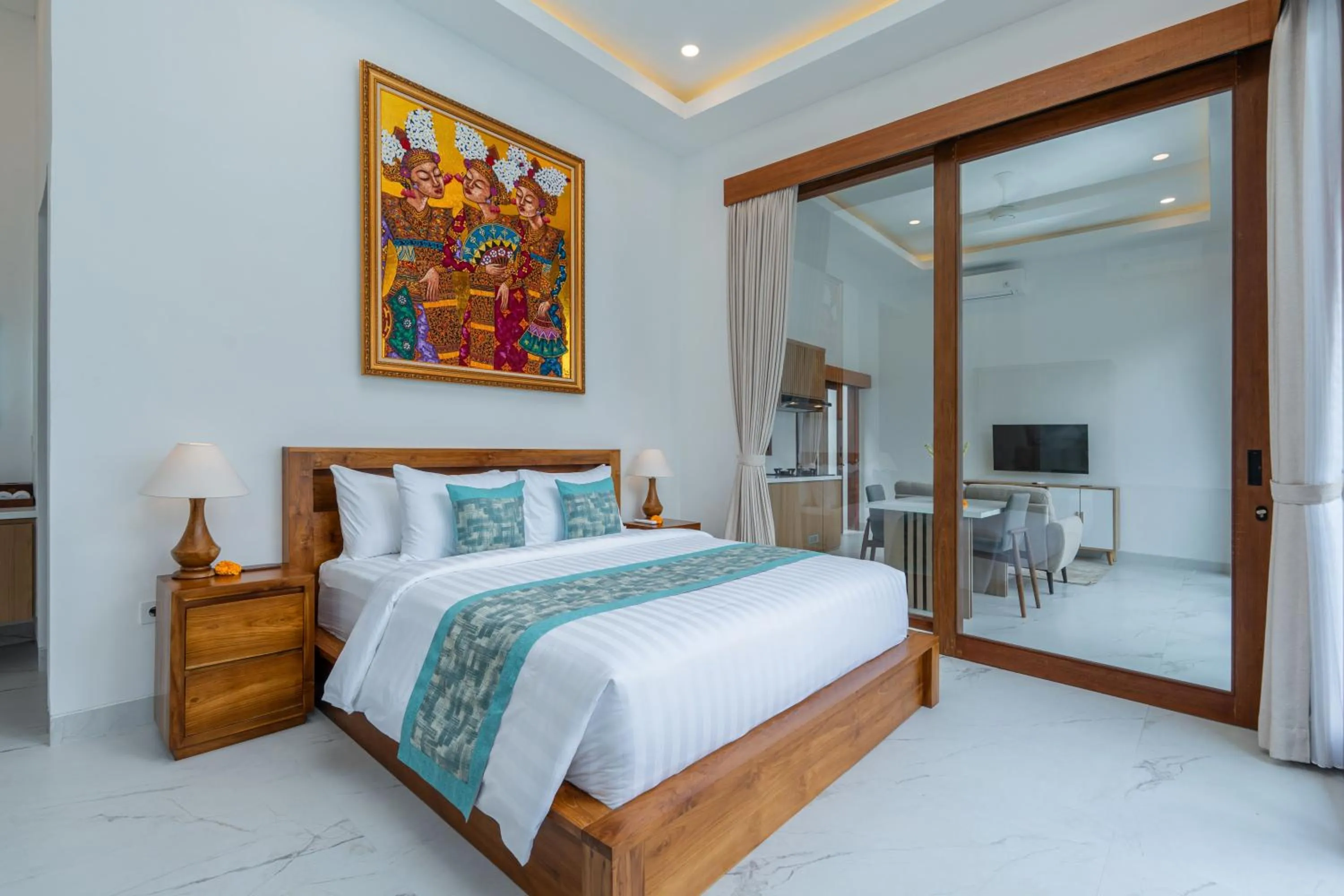 Bed in The Lingga Villas Ubud