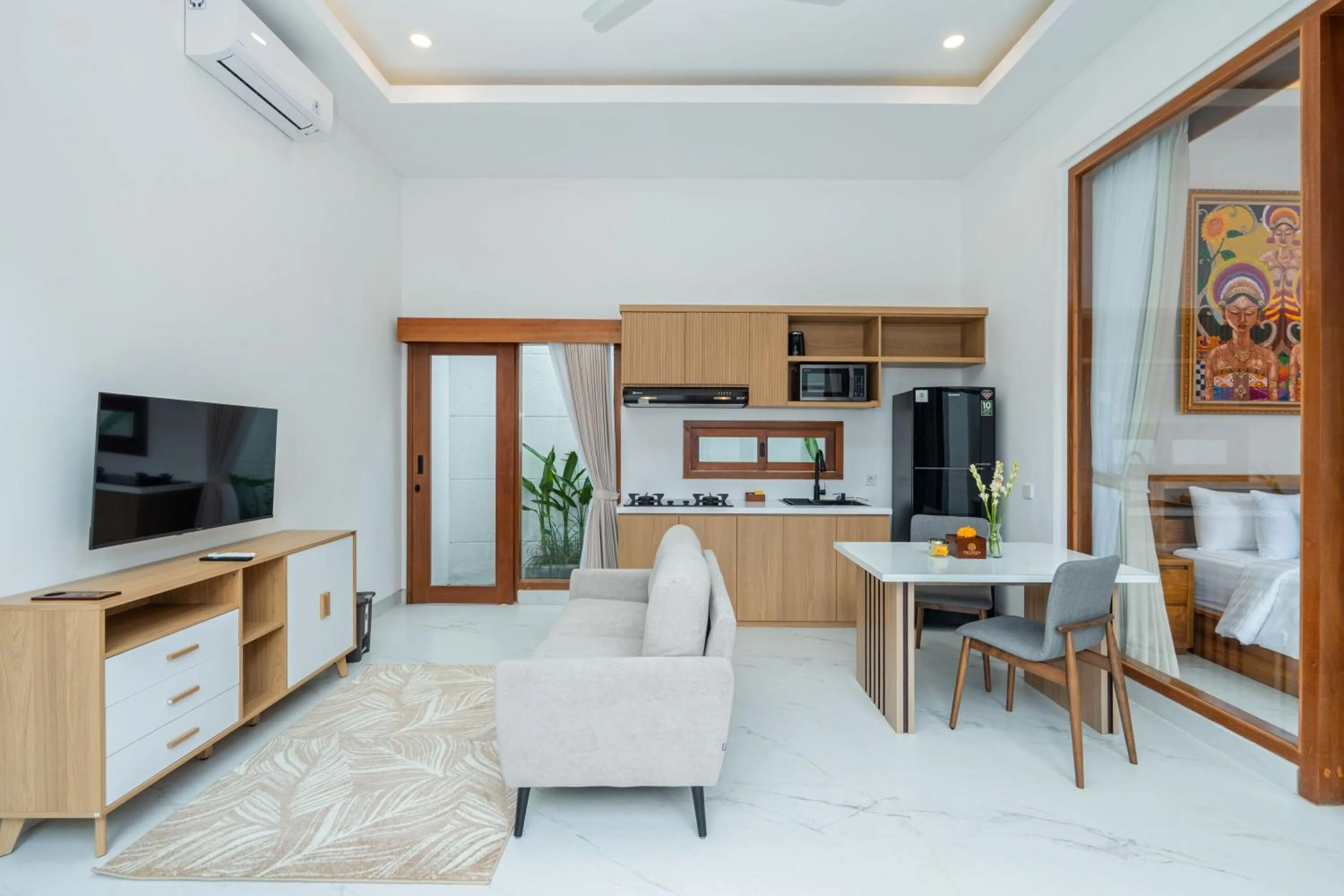 Living room in The Lingga Villas Ubud