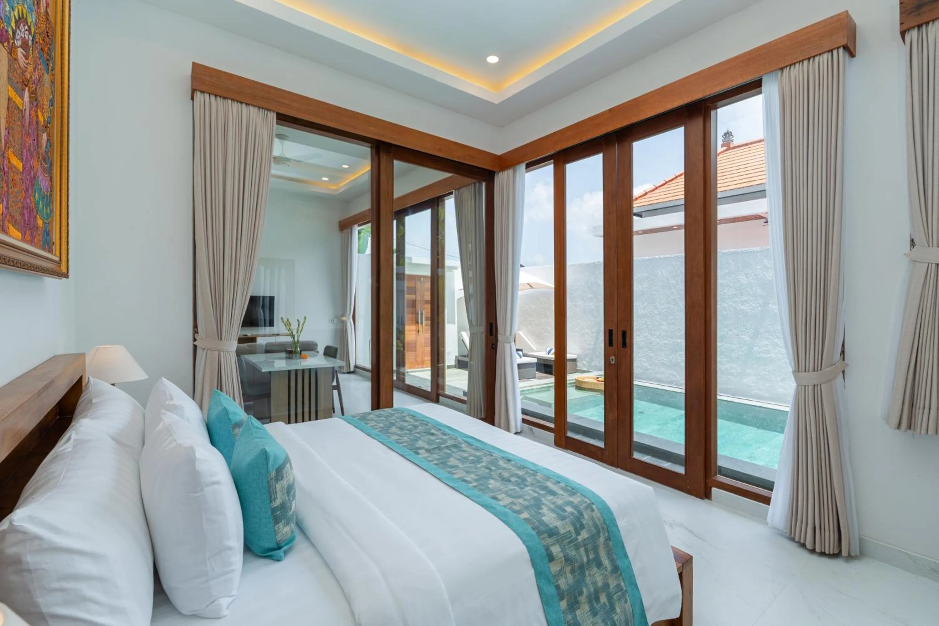 Bed in The Lingga Villas Ubud