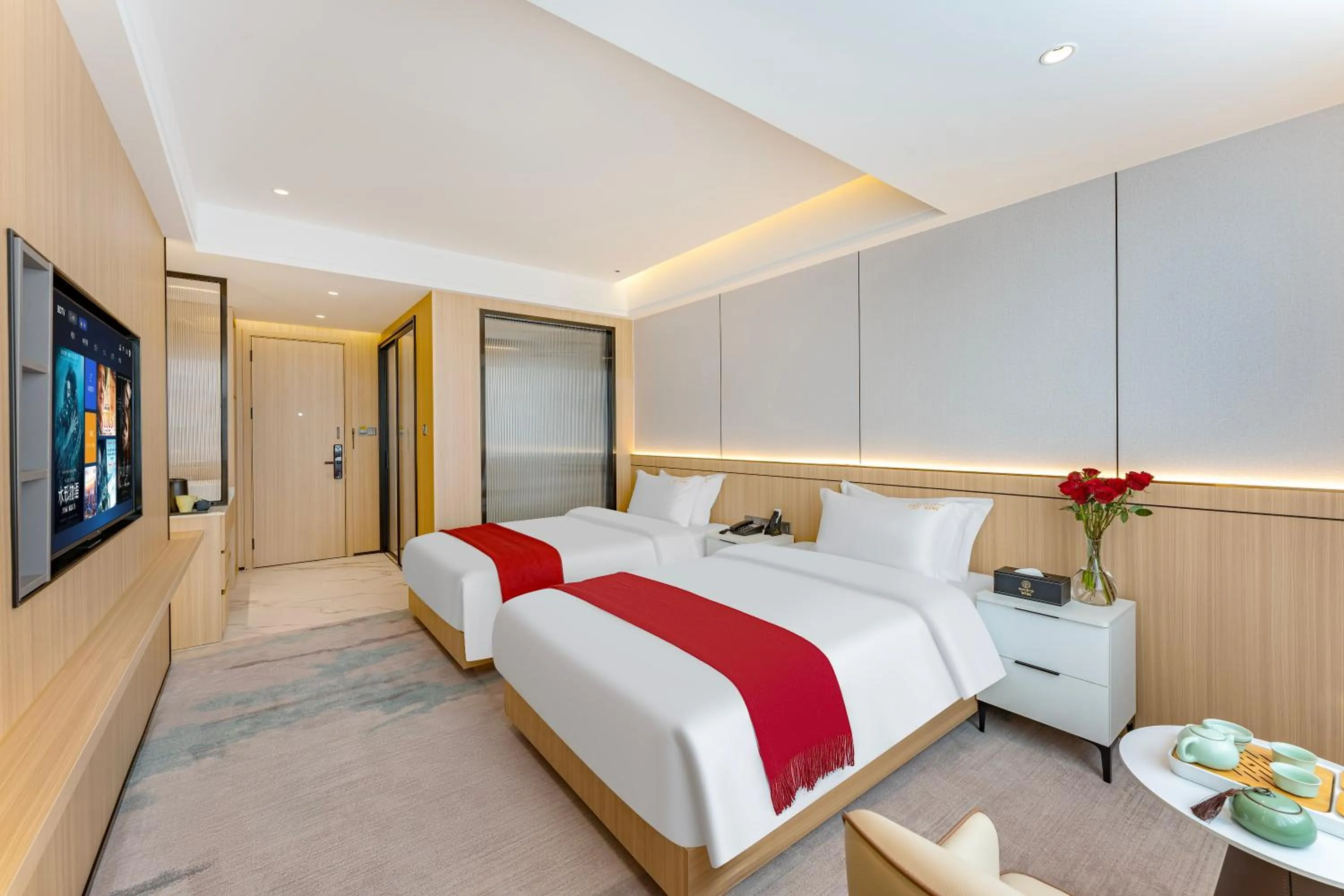 Bed in ParkHeng Hotel Shenzhen World Exhibition & Convention Center Branch