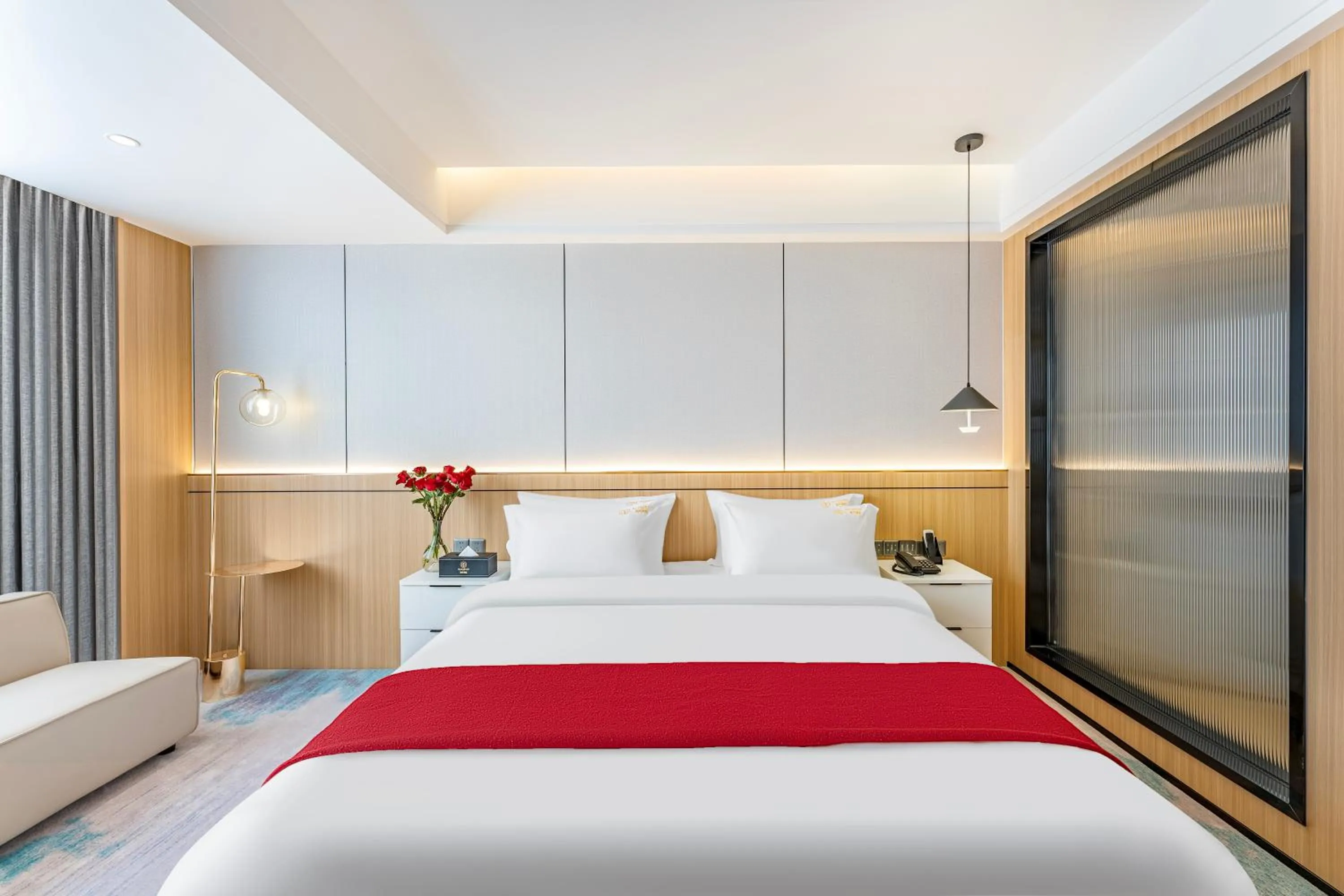 Bed in ParkHeng Hotel Shenzhen World Exhibition & Convention Center Branch