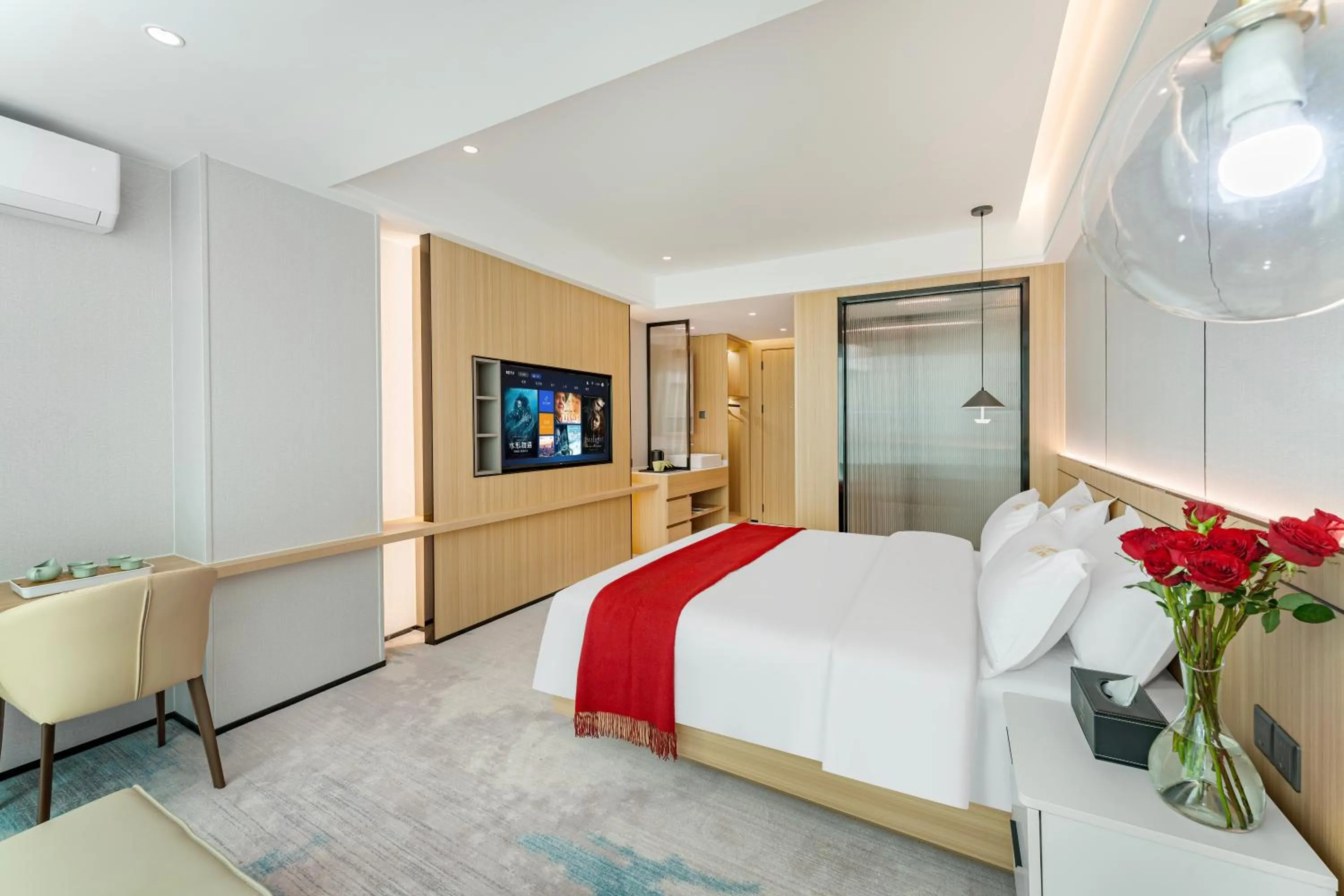 Bed in ParkHeng Hotel Shenzhen World Exhibition & Convention Center Branch