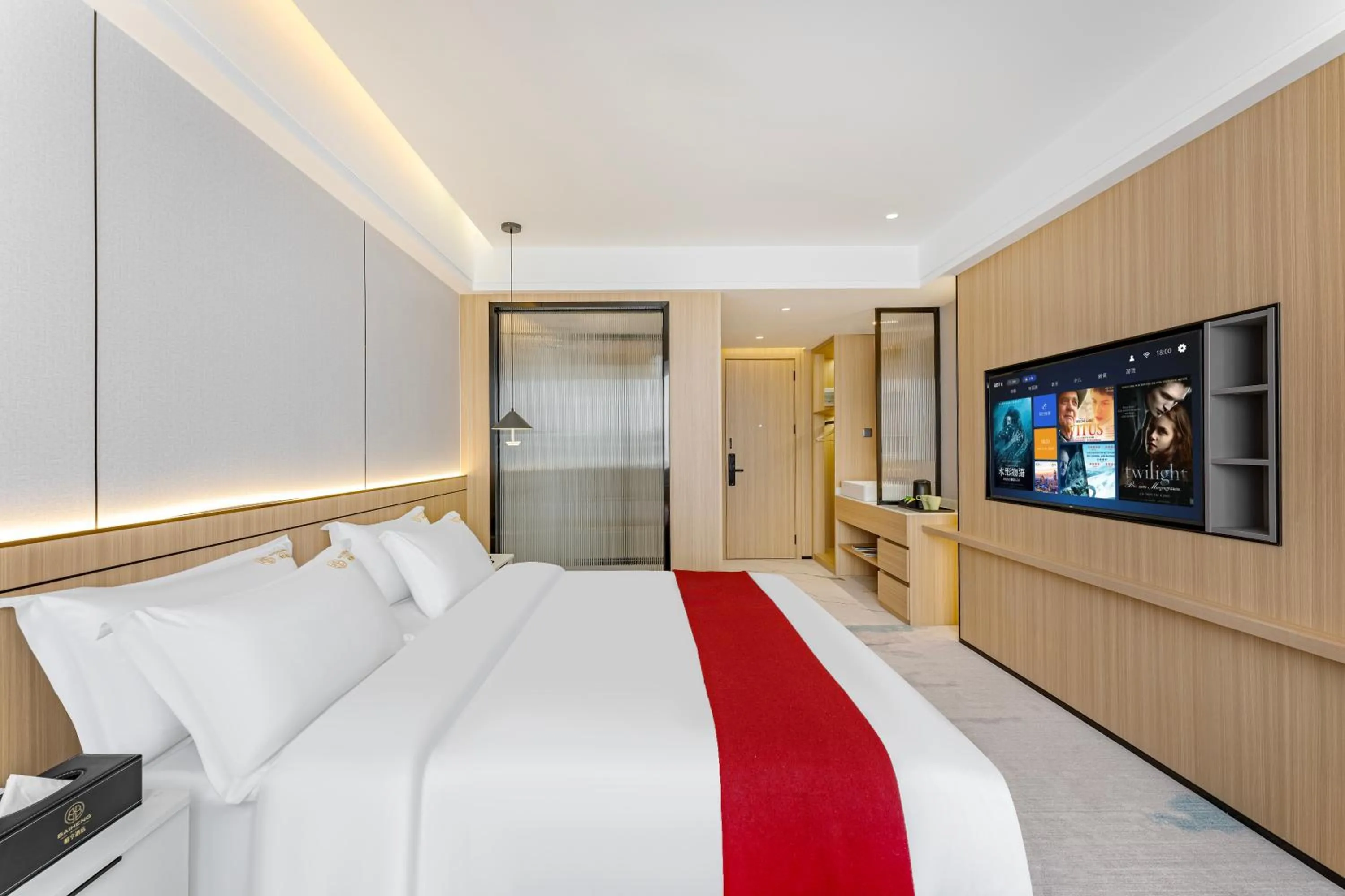 Bed in ParkHeng Hotel Shenzhen World Exhibition & Convention Center Branch