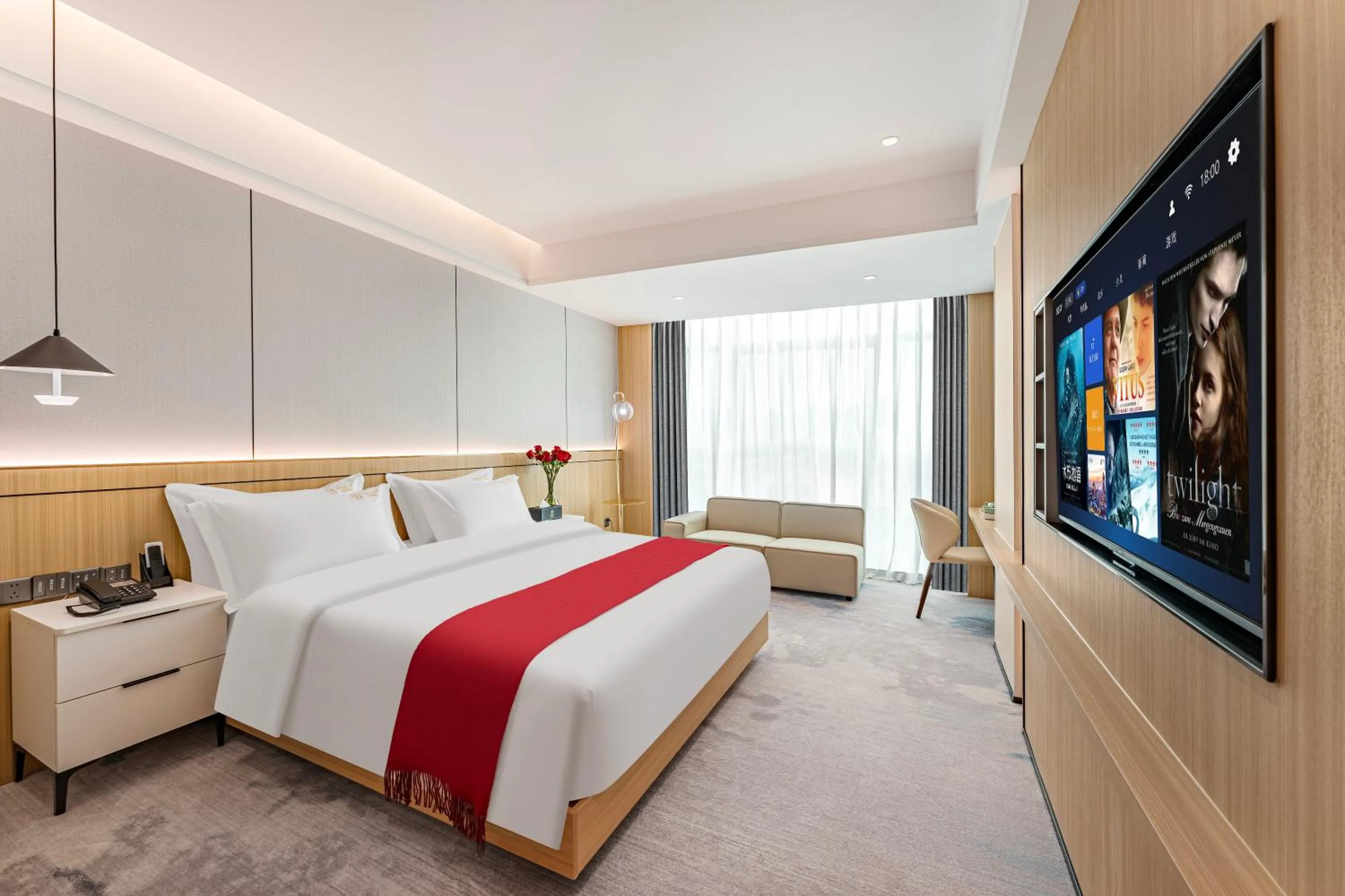 Bed in ParkHeng Hotel Shenzhen World Exhibition & Convention Center Branch