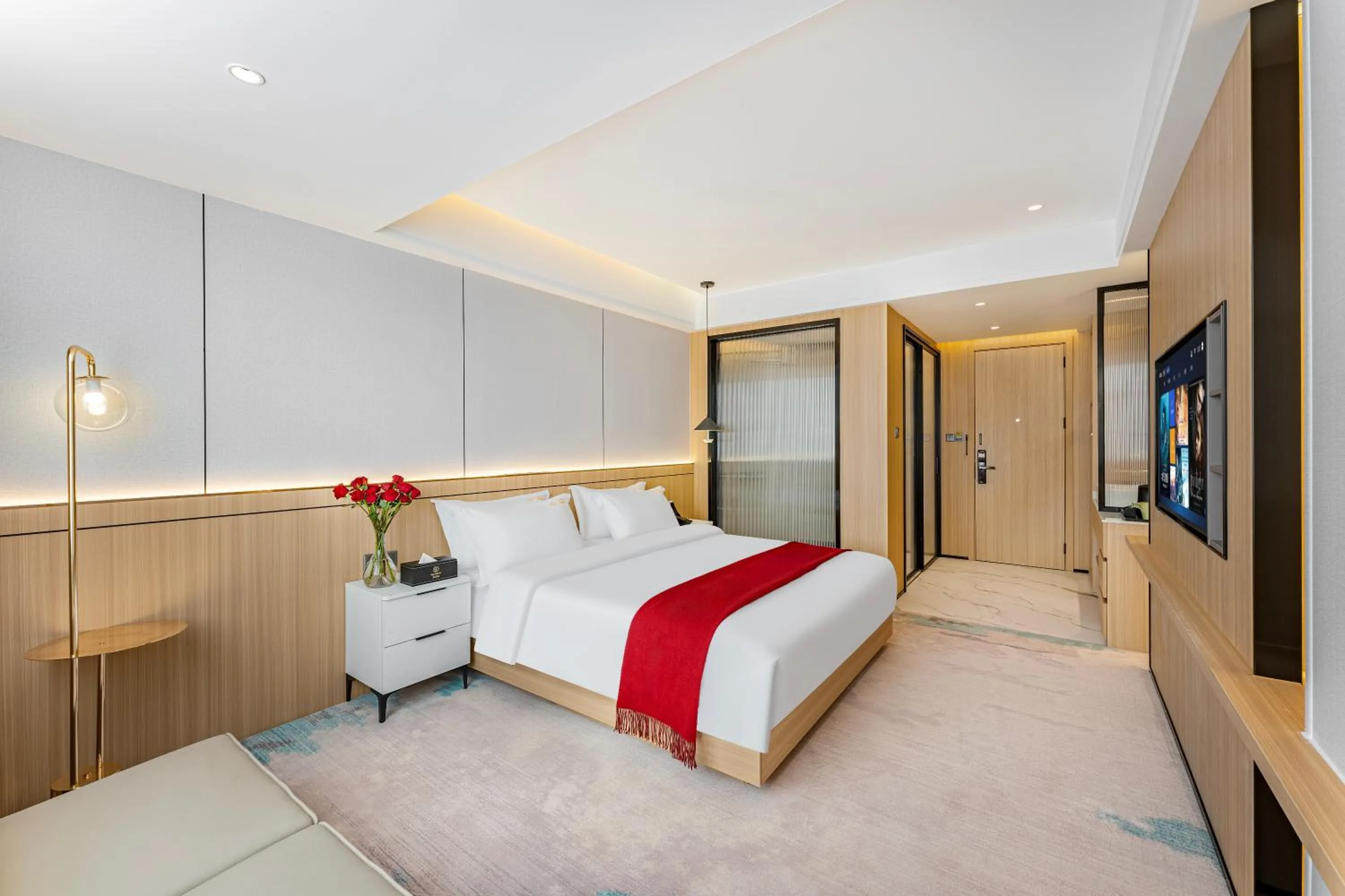 Bed in ParkHeng Hotel Shenzhen World Exhibition & Convention Center Branch