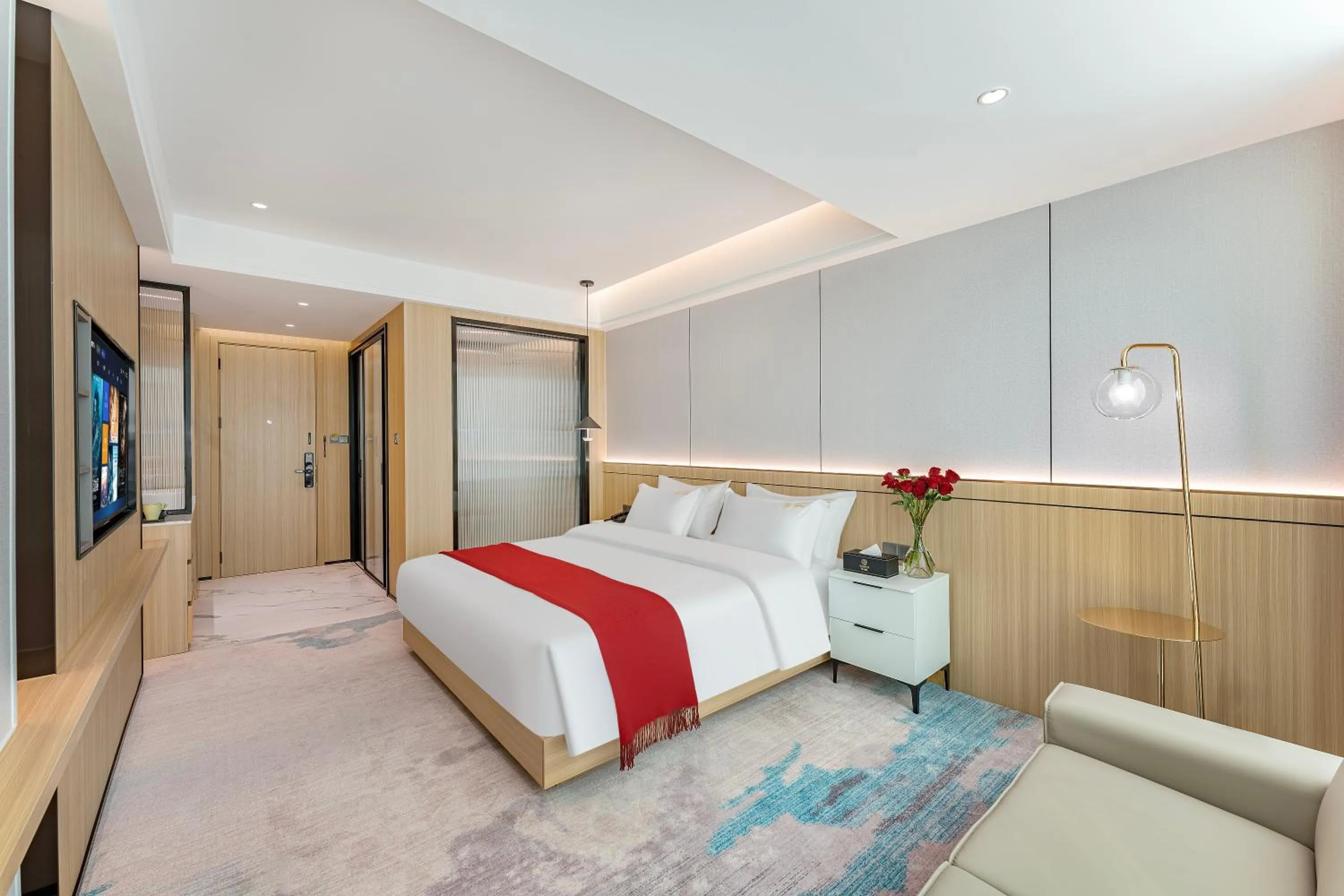 Bed in ParkHeng Hotel Shenzhen World Exhibition & Convention Center Branch