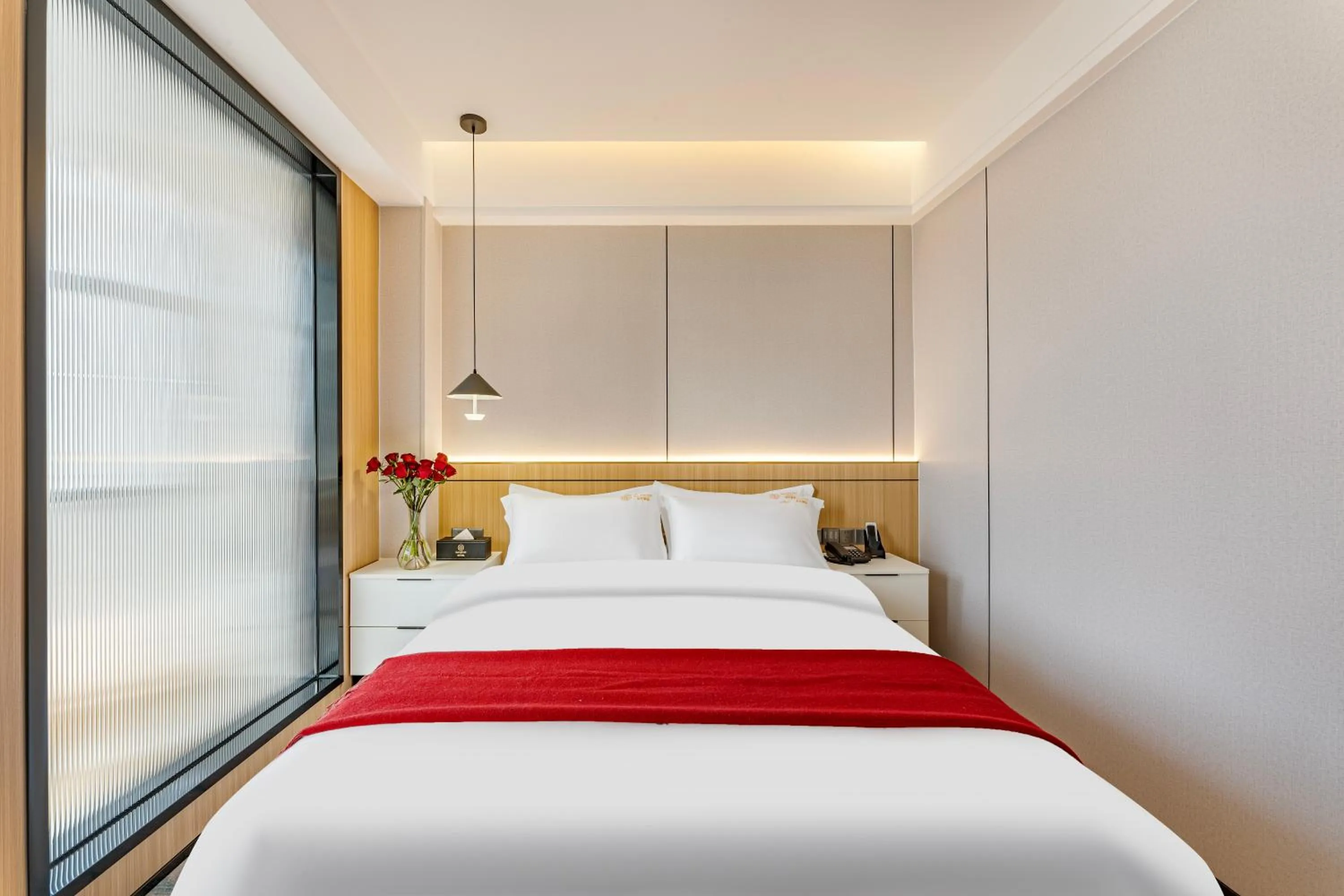 Bed in ParkHeng Hotel Shenzhen World Exhibition & Convention Center Branch