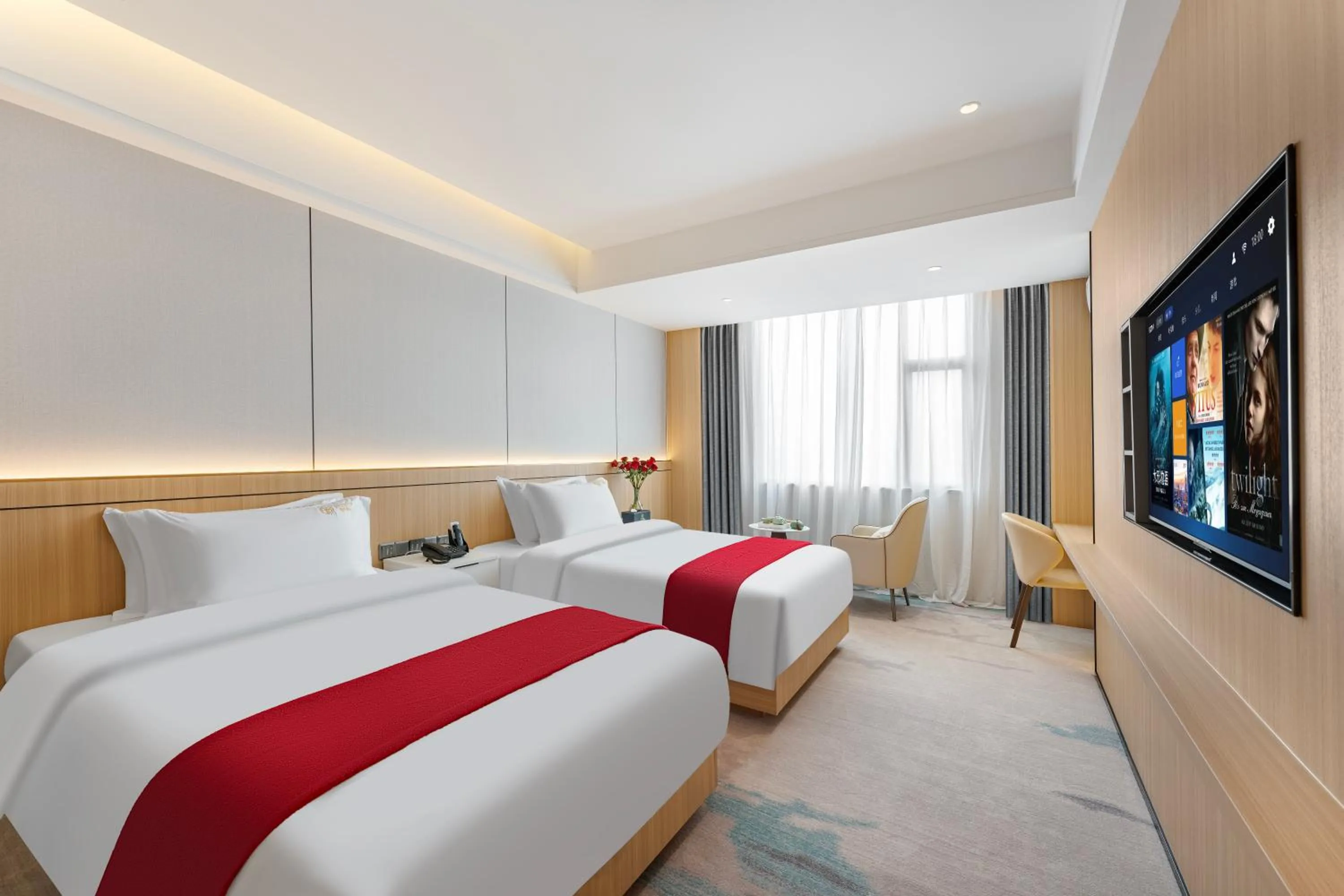 Bed in ParkHeng Hotel Shenzhen World Exhibition & Convention Center Branch