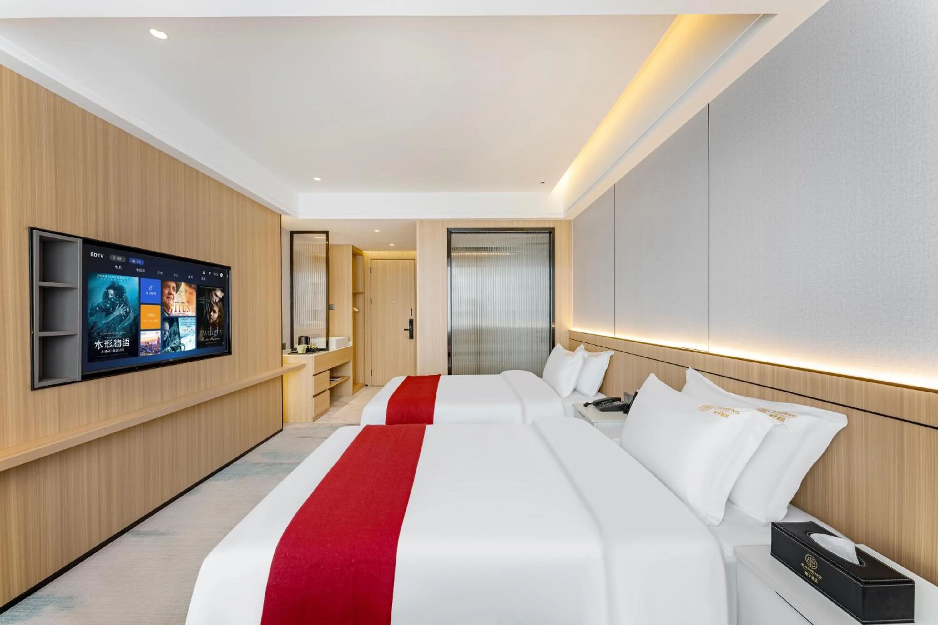 Bed in ParkHeng Hotel Shenzhen World Exhibition & Convention Center Branch