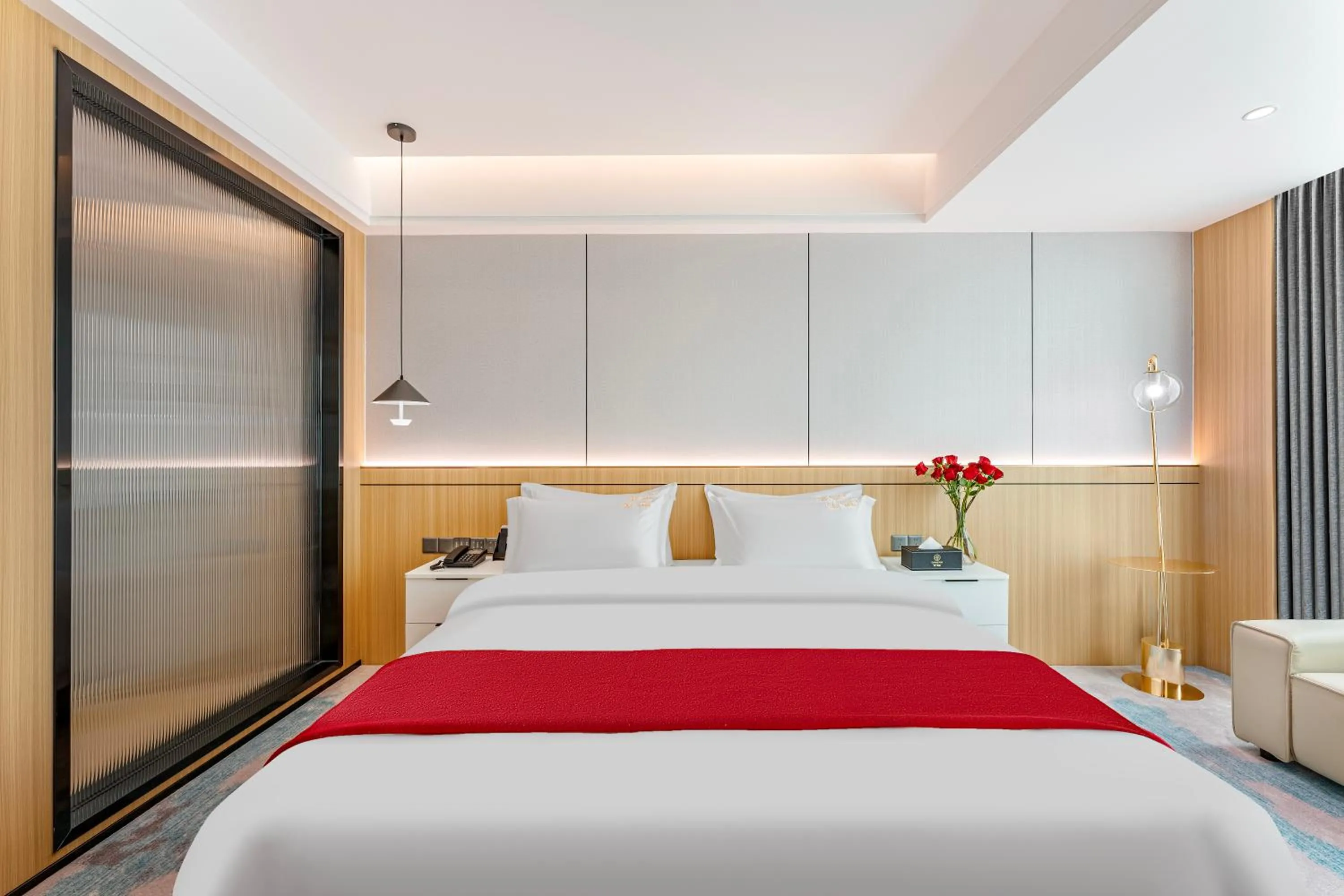 Bed in ParkHeng Hotel Shenzhen World Exhibition & Convention Center Branch