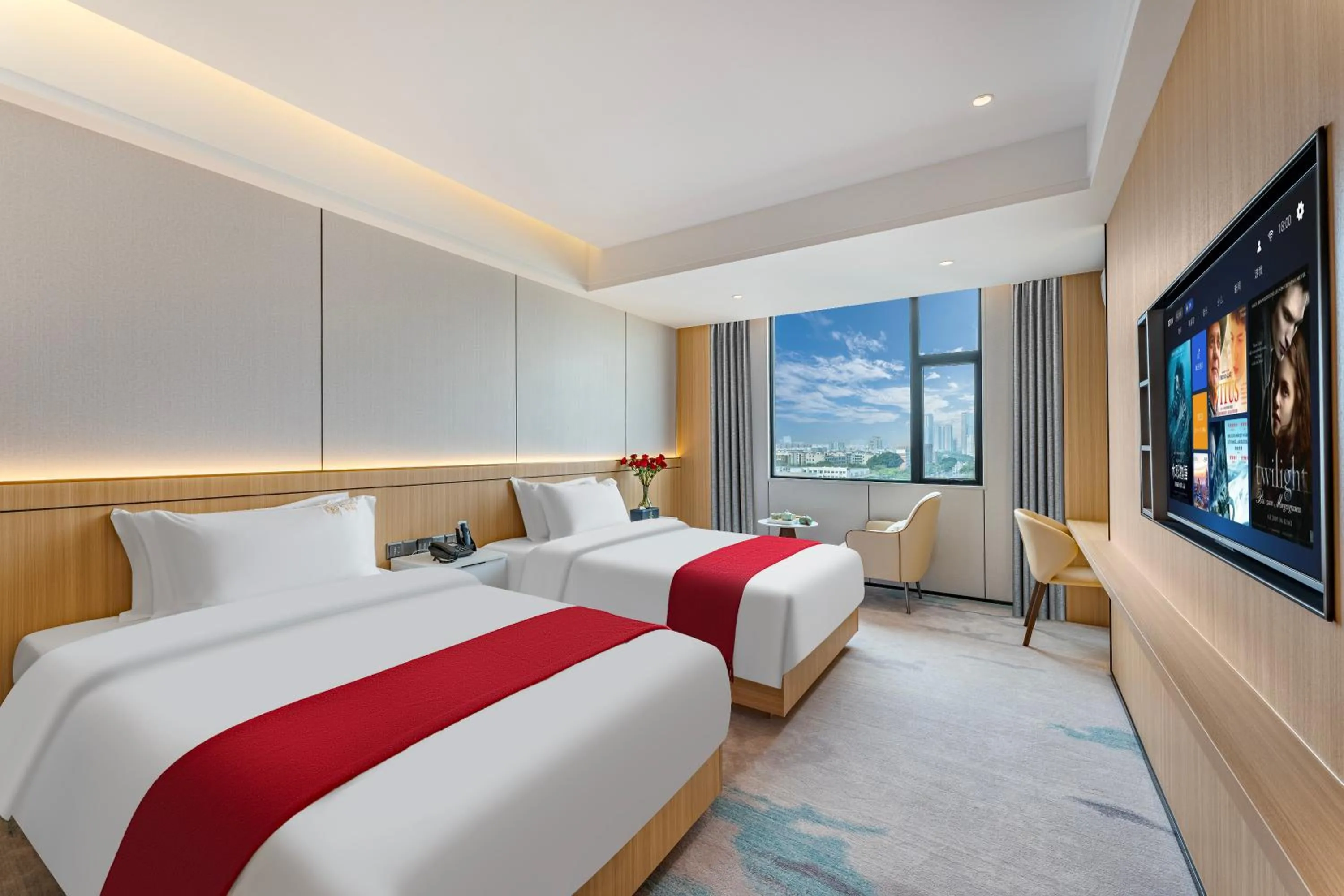 Bed in ParkHeng Hotel Shenzhen World Exhibition & Convention Center Branch