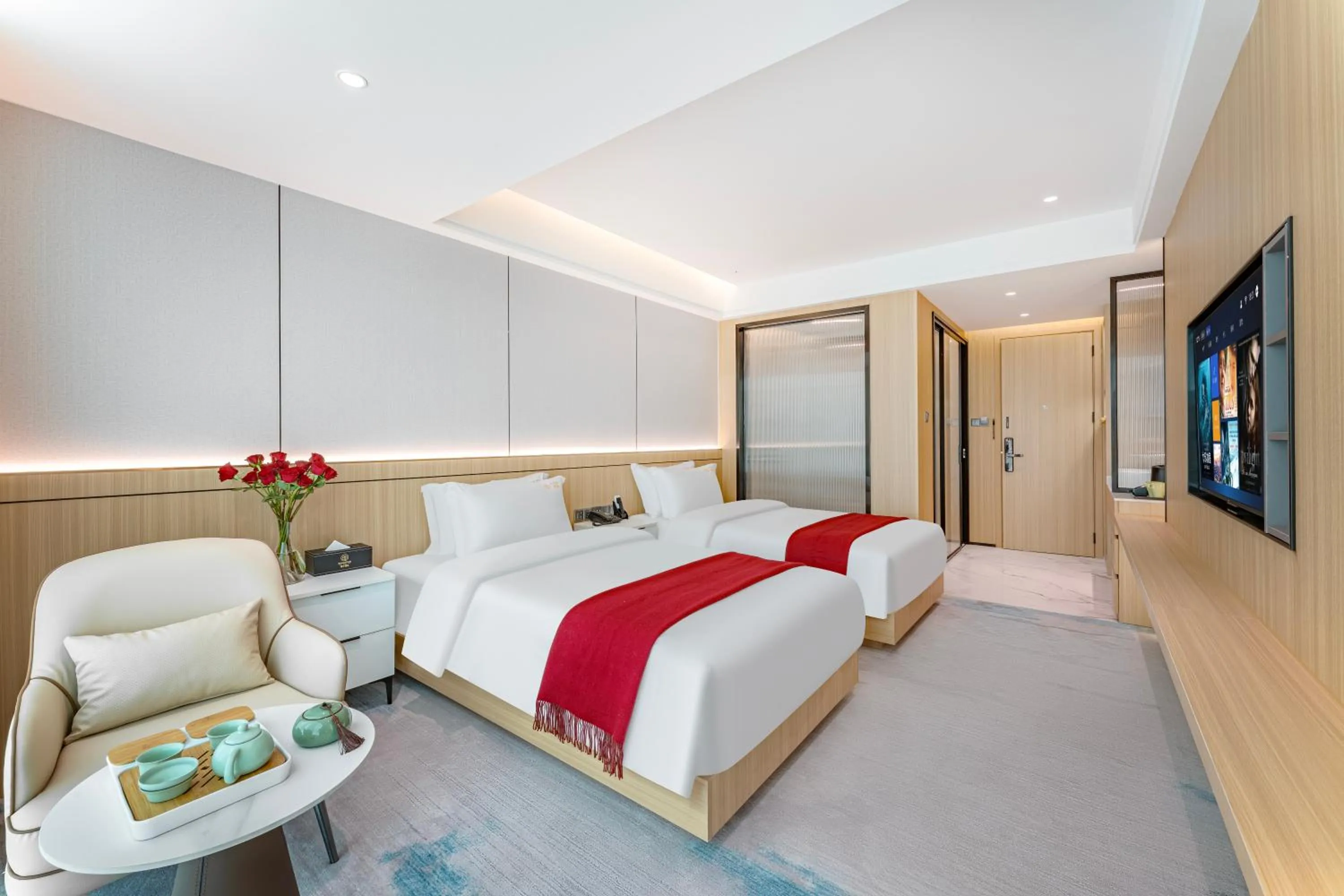 Bed in ParkHeng Hotel Shenzhen World Exhibition & Convention Center Branch
