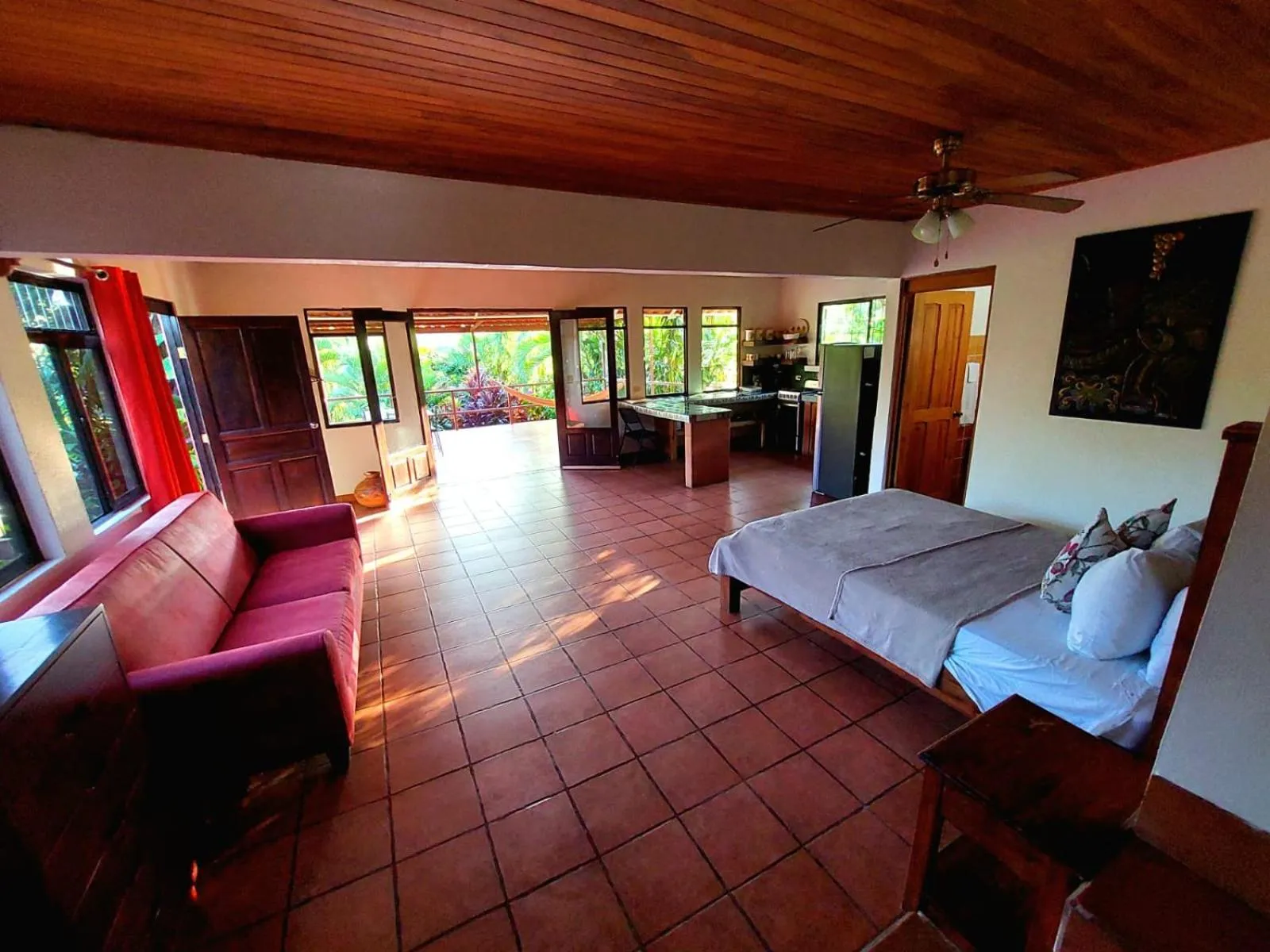 Bed in Eden Atenas Costa Rica