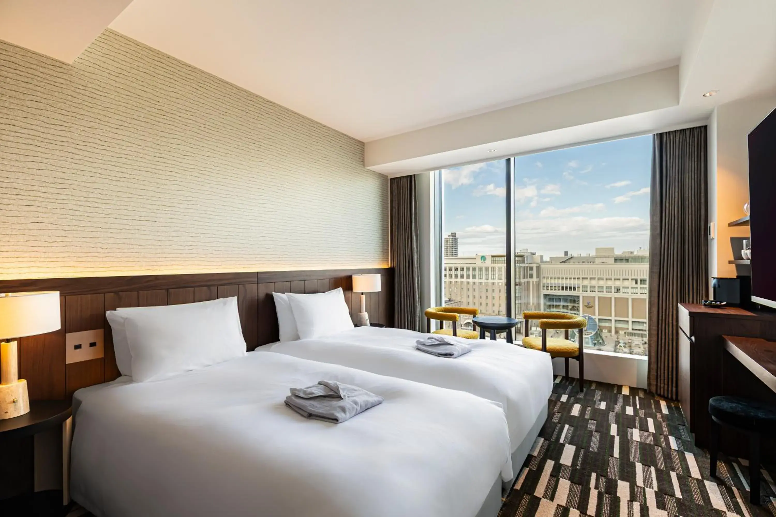 Standard Hollywood Twin Room - Non-Smoking in The Gate Hotel Sapporo by Hulic Standard Hollywood Twin Room - Non-Smoking in The Gate Hotel Sapporo by Hulic